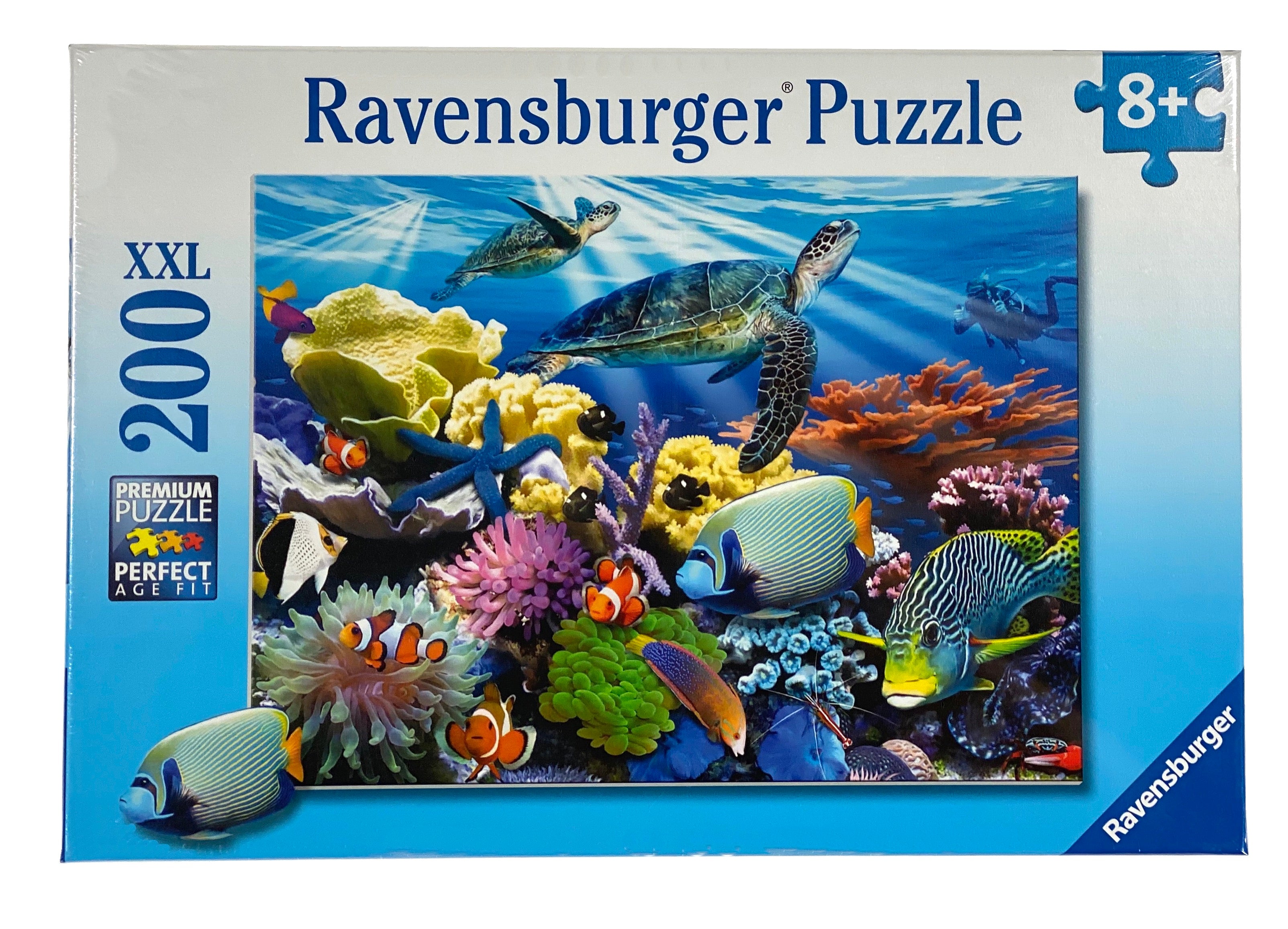 RAVENSBURGER, Jigsaw Phosphorescent 200 Parts Underwater Paradise