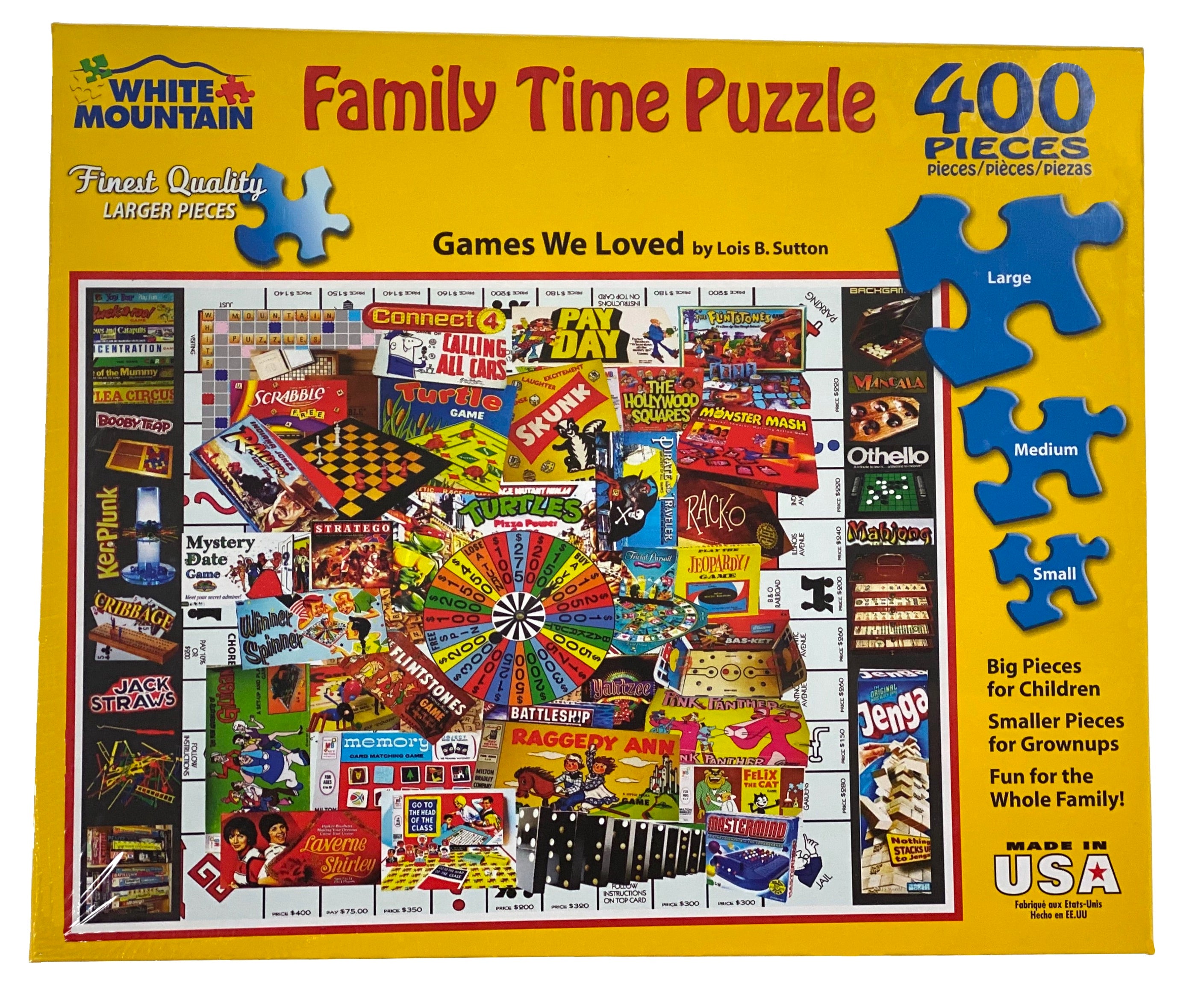 Games We Loved 400 Piece Family Time Puzzle    