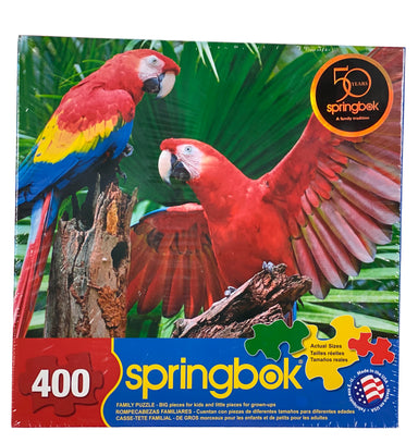 Scarlet Macaw 400 Piece Family Puzzle    