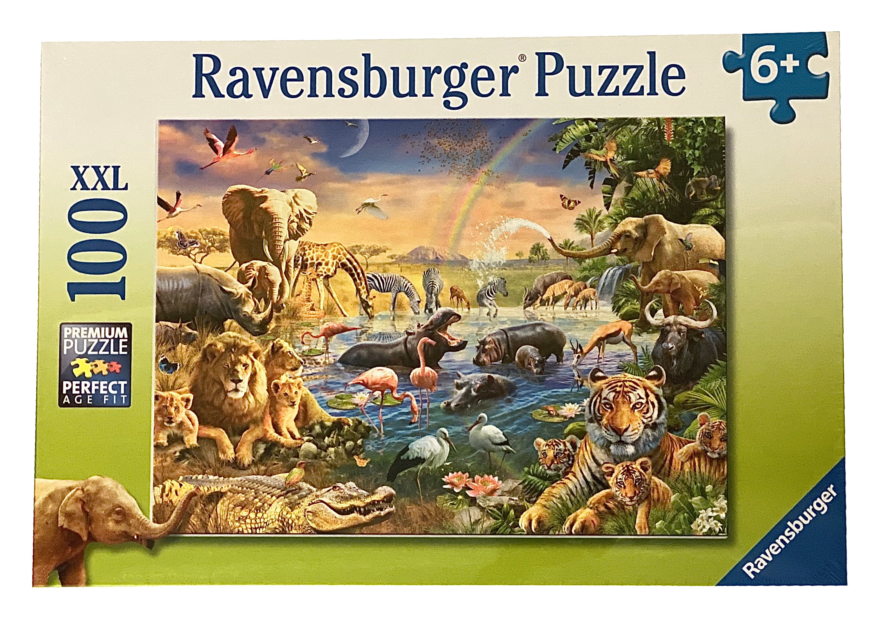 Savannah Jungle Waterhole 100 Piece Puzzle    