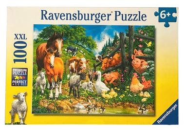 Animal Get Together 100 Piece Puzzle    