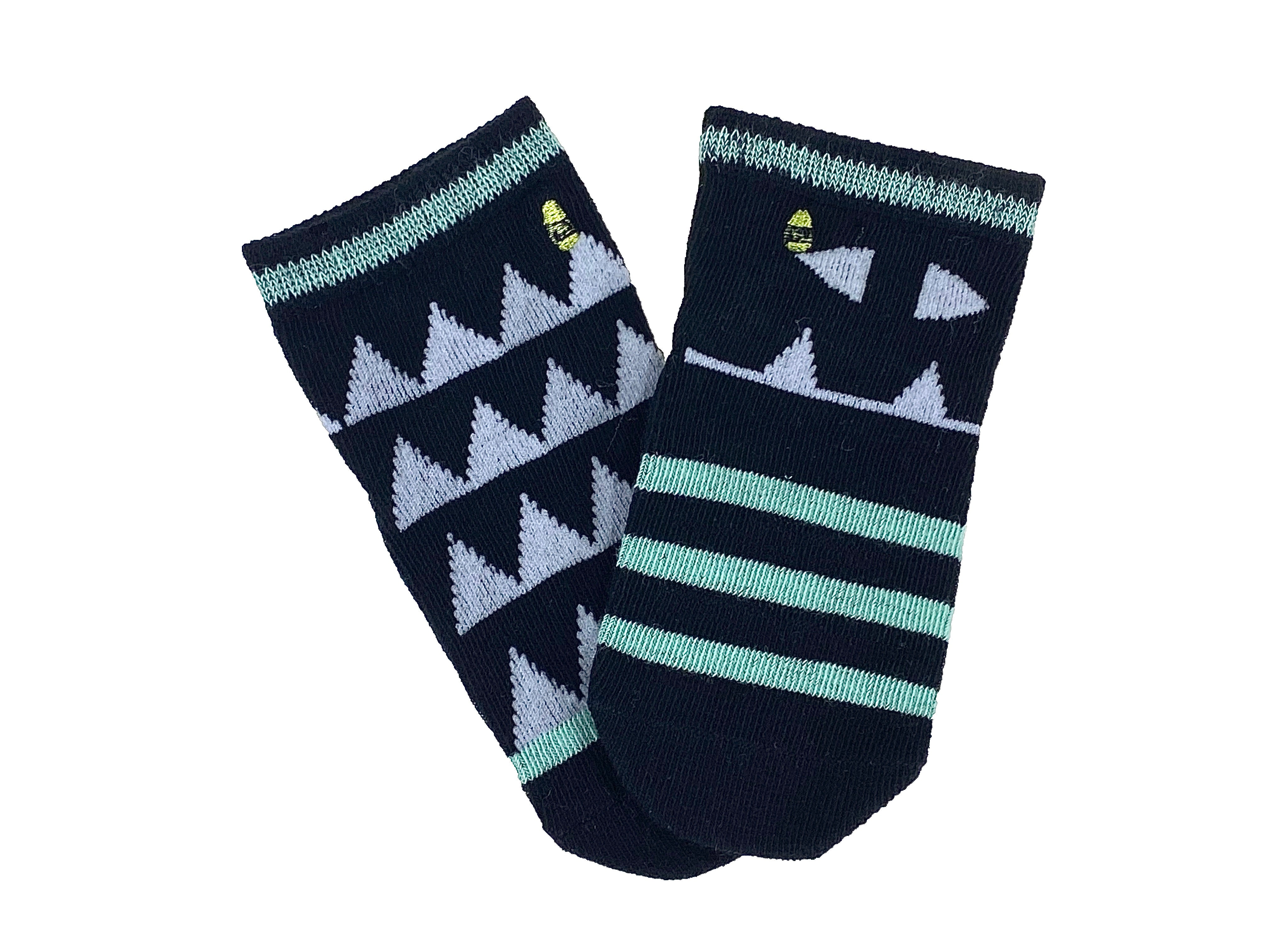 6 Pairs of Little Monster Socks - Size 2T-4T    