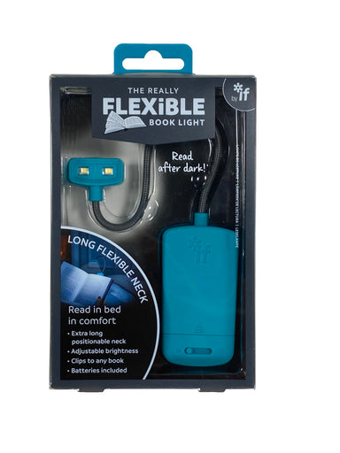 The 2 LED Really Flexible Book Light - Turquoise    