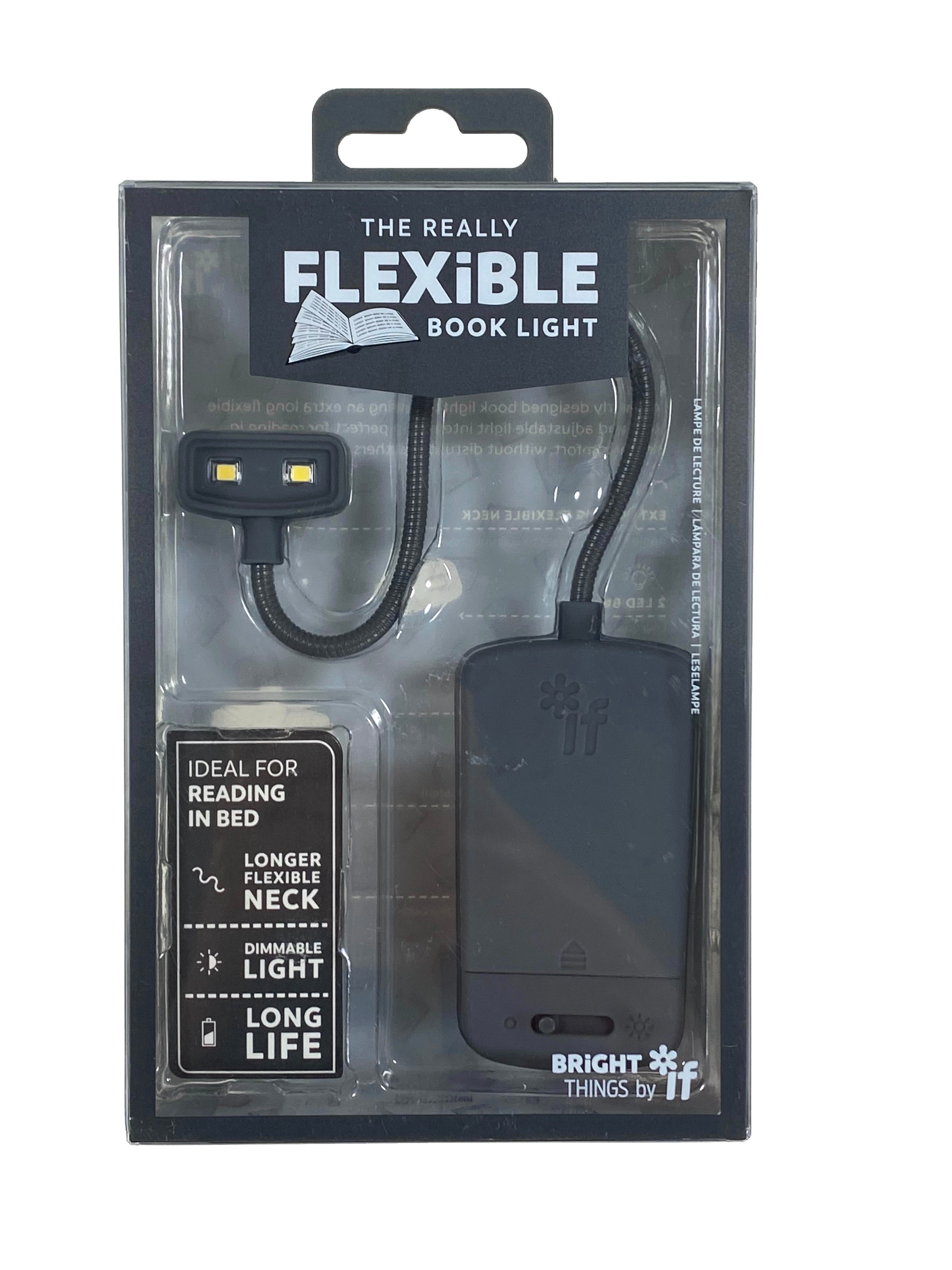 The 2 LED Really Flexible Book Light - Light Grey    