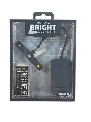 The 3 LED Really Bright Book Light - Grey    