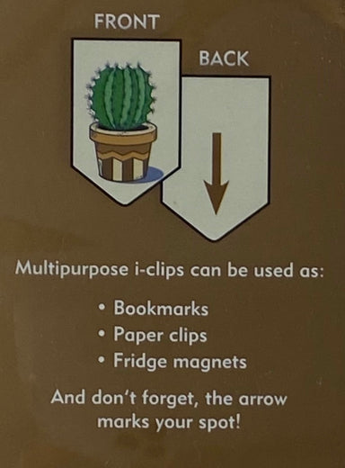 I-Clip Magnetic Page Marker - Succulents    