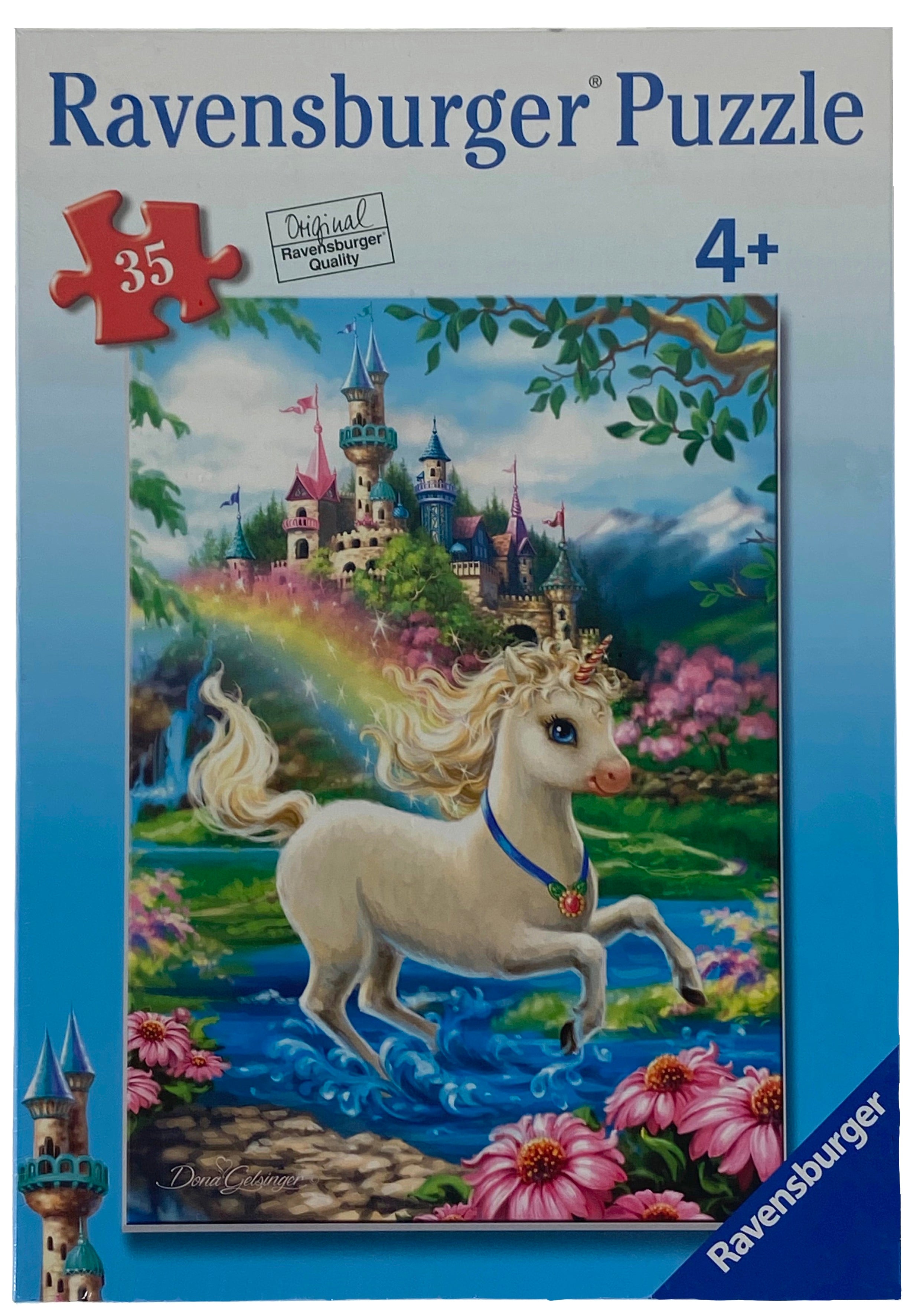 Unicorn Castle 35 Piece Puzzle    