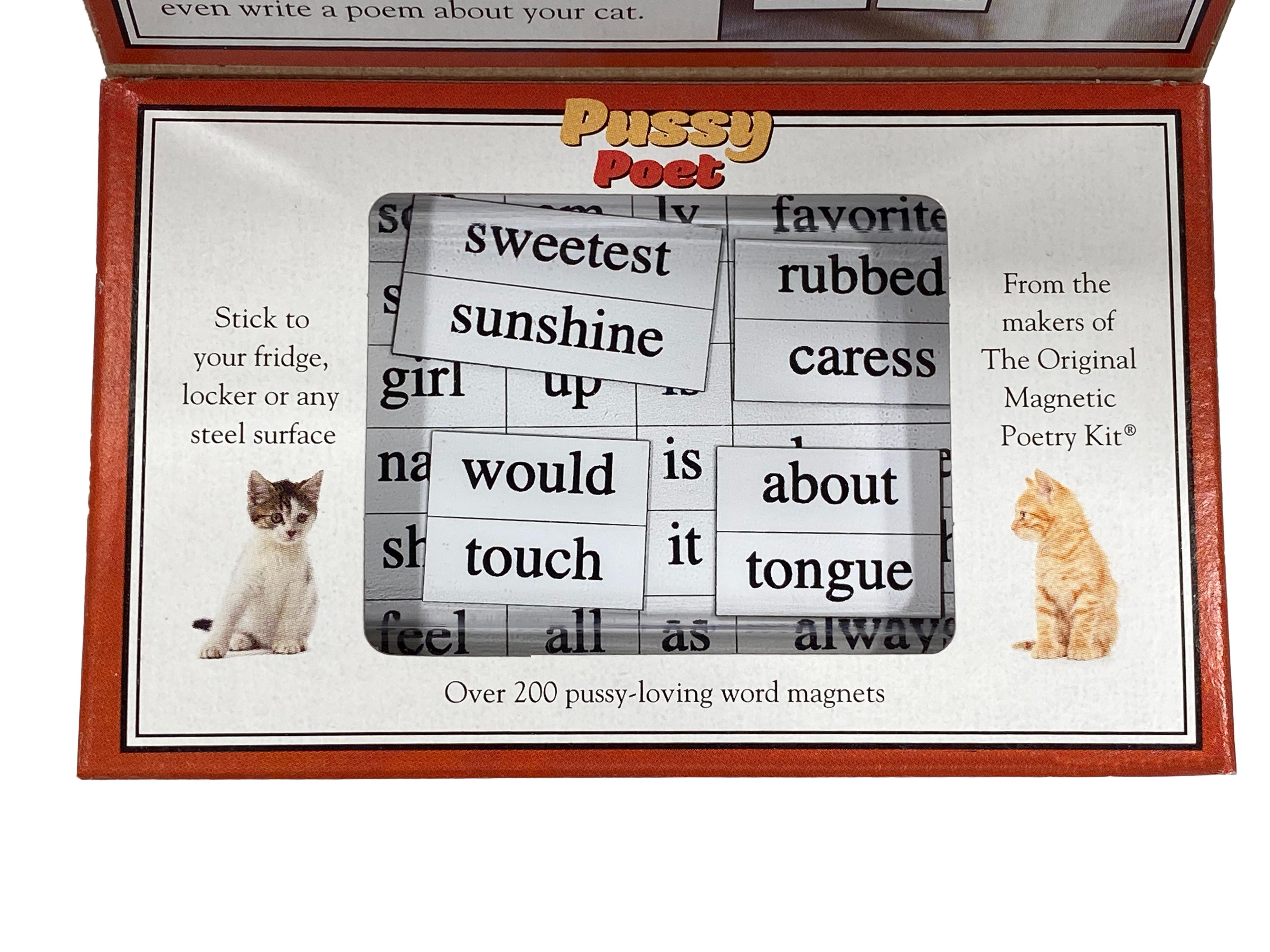 Magnetic Poetry - Pussy Poet    