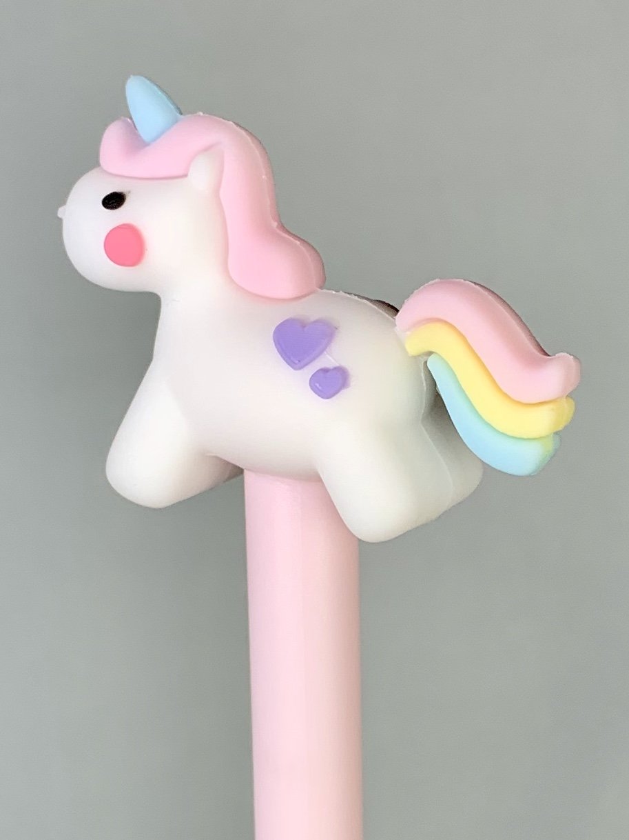 Unicorn Rainbow Tail Gel Pen - Pink, Purple or Blue    