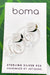 Boma Sterling Silver Earrings - Small Coil    