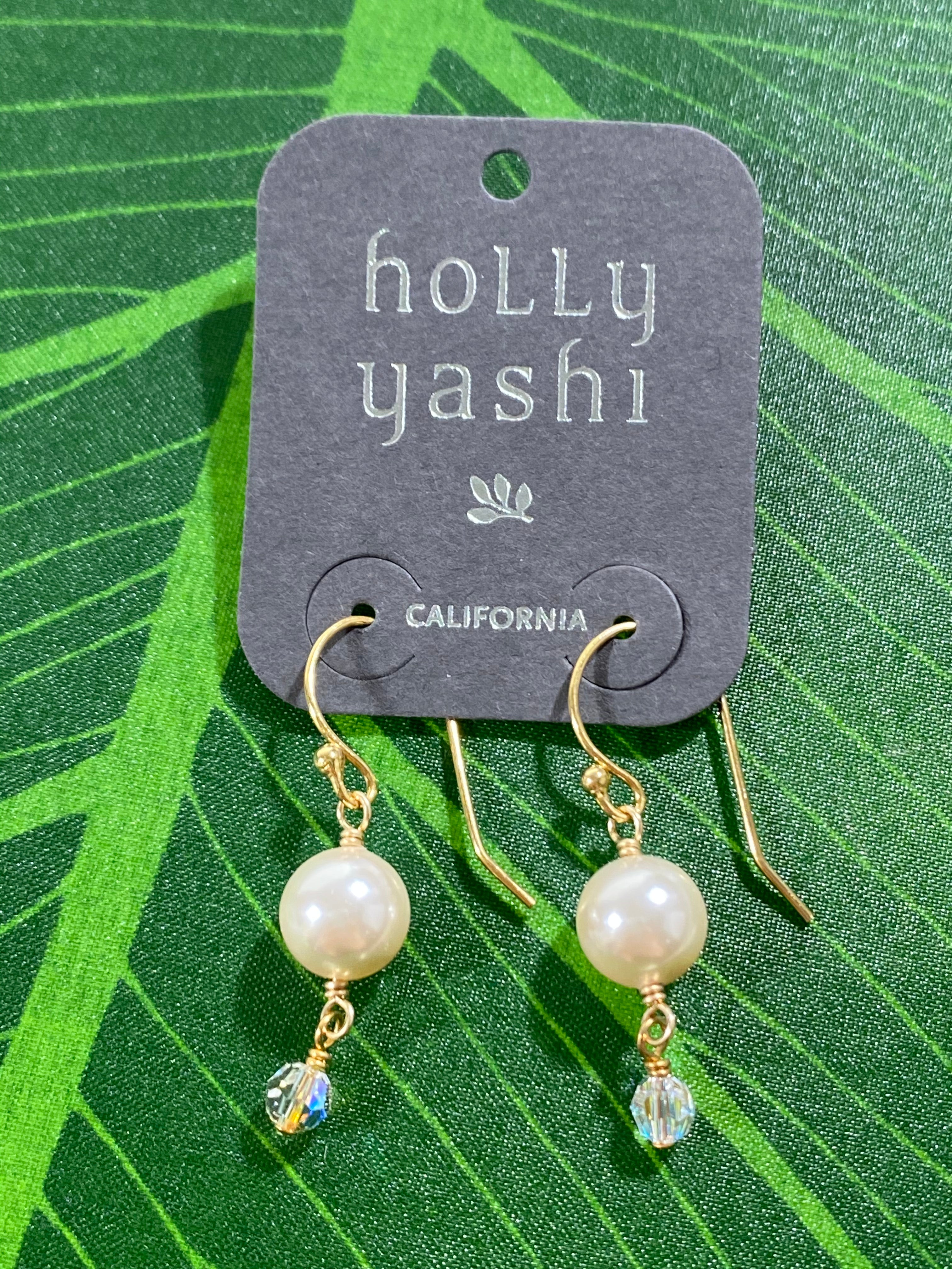 Holly Yashi Hollywood Pearl - White and Gold    
