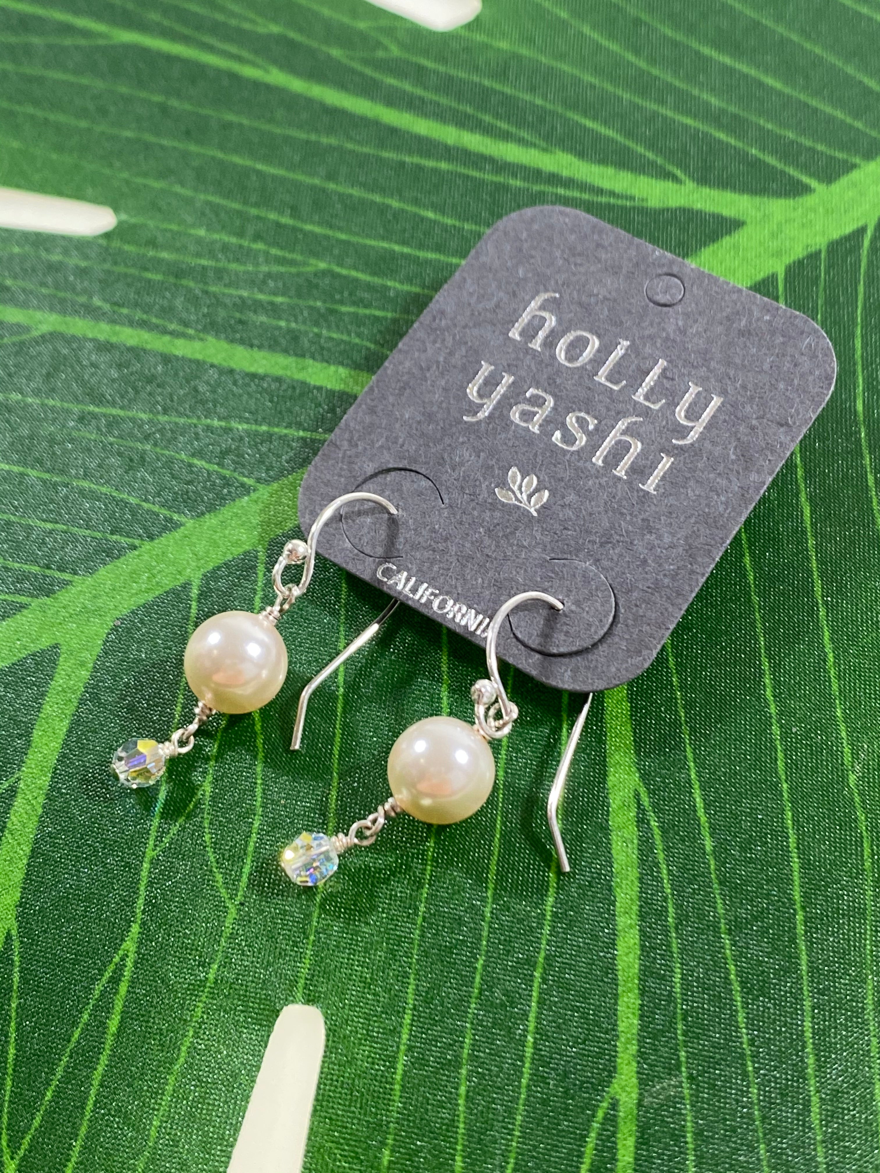 Holly Yashi Hollywood Pearl - White and Silver    