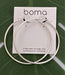 Boma Sterling Silver Earrings - 60mm Hoops    