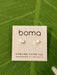 Boma Sterling Silver Post Earrings - Silver Cube    