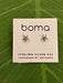 Boma Sterling Silver Post Earrings - Marcasite Starfish    