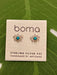 Boma Sterling Silver Post Earrings - Lotus Flower With Turquoise    