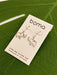 Boma Sterling Silver Earring - Elephant Outline    