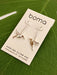 Boma Sterling Silver Earrings - Origami Hummingbirds    