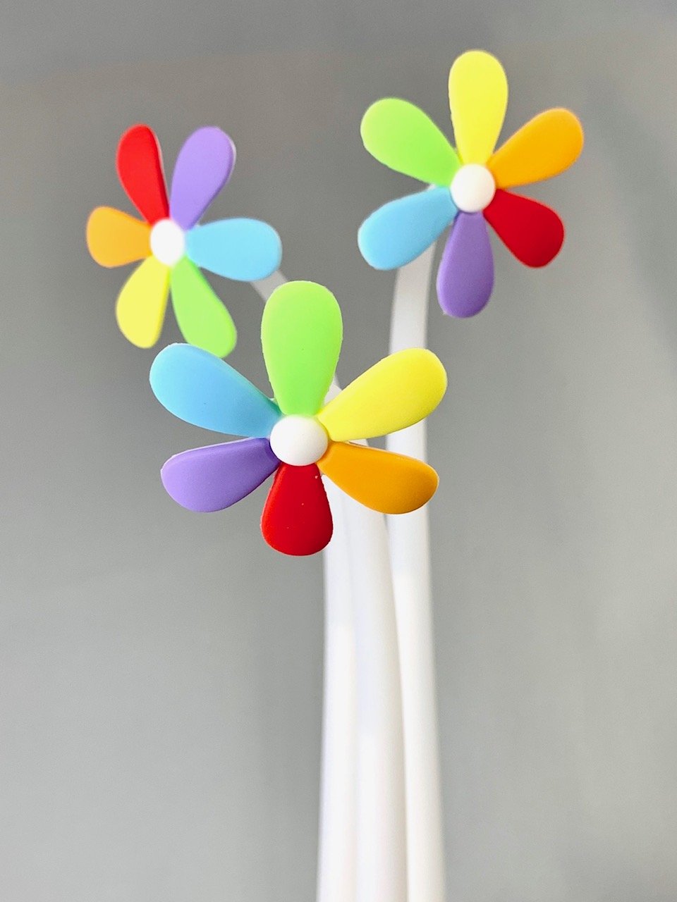 Rainbow Flower Wiggle Gel Pen    