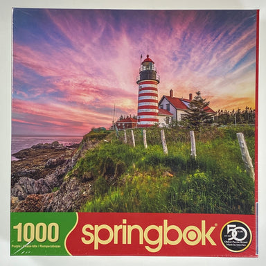 West Quoddy Head Lighthouse 1000 Piece Puzzle    
