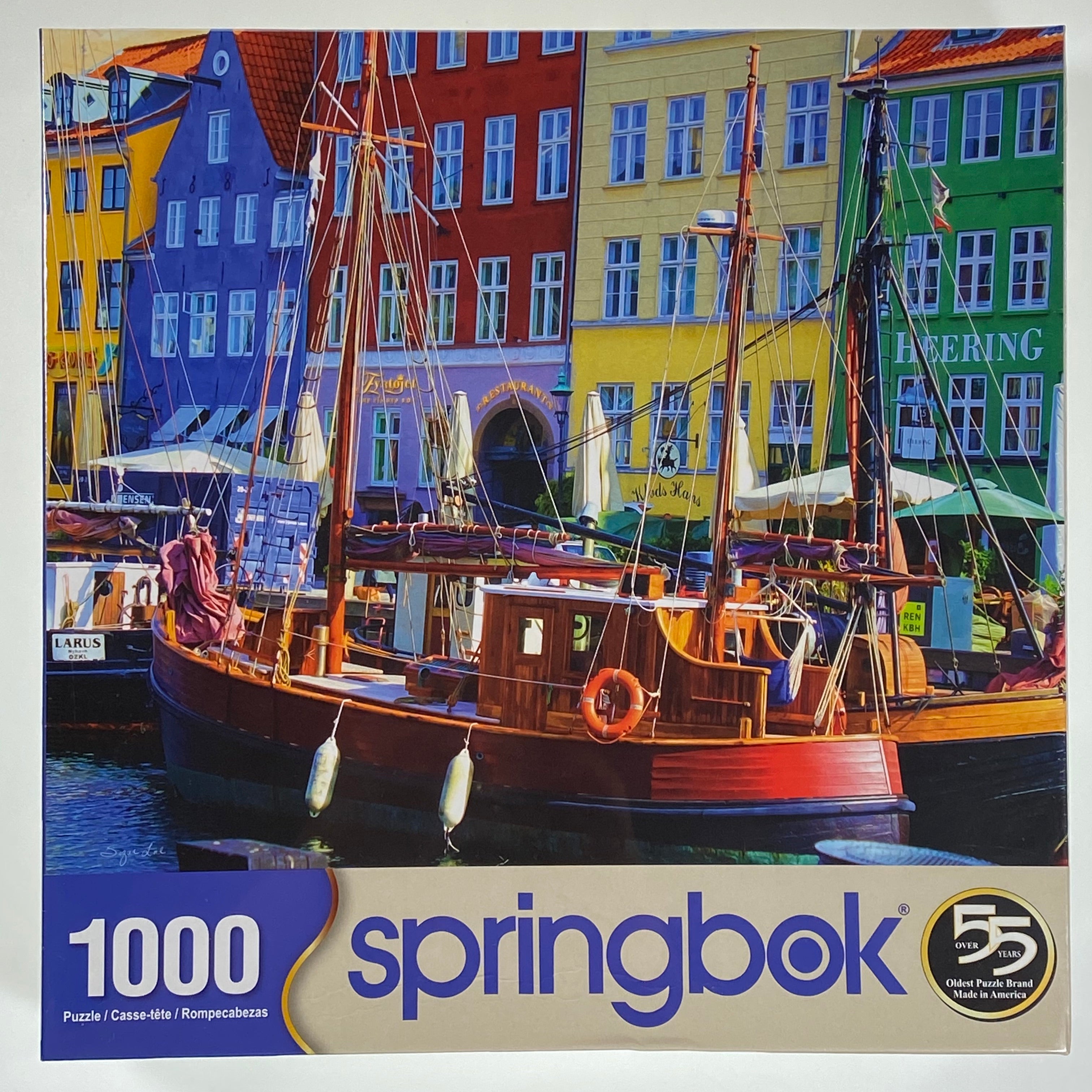 Copenhagen Waterfront 1000 Piece Puzzle    