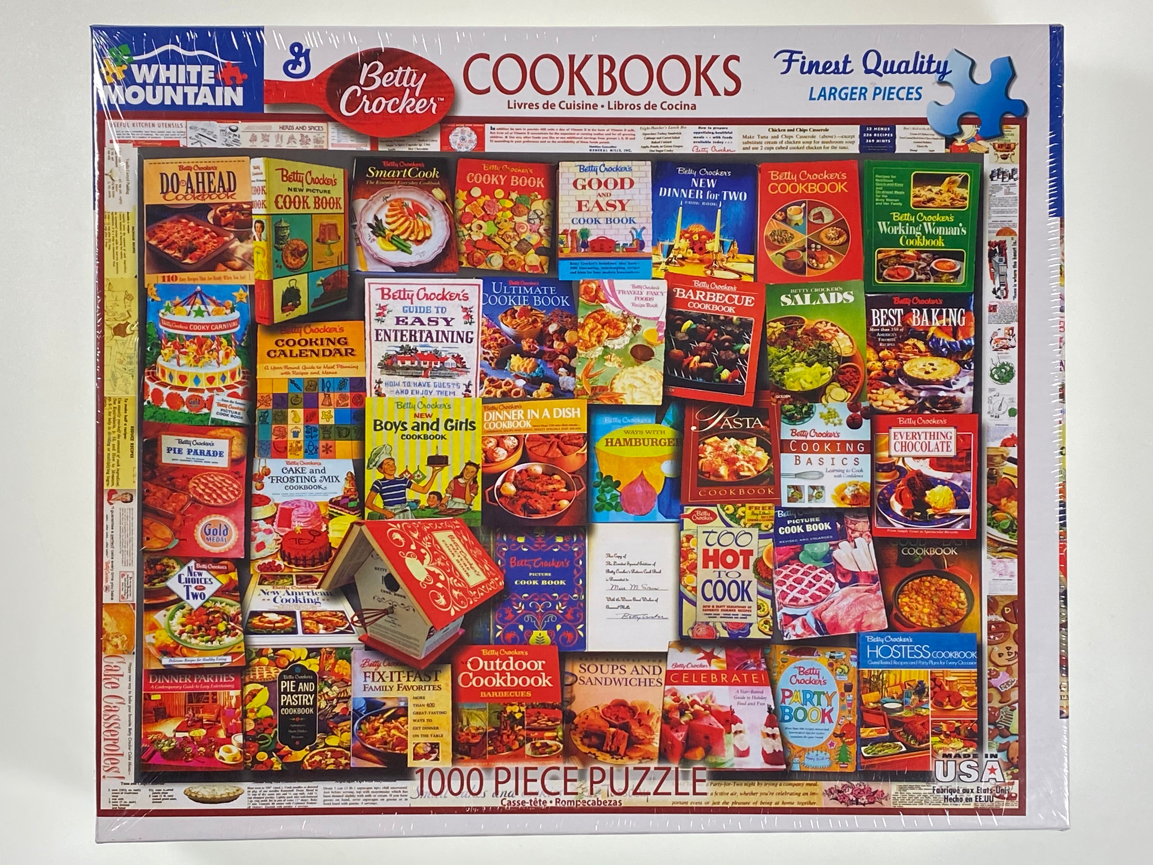 Betty Crocker Cookbook 1000 piece puzzle    