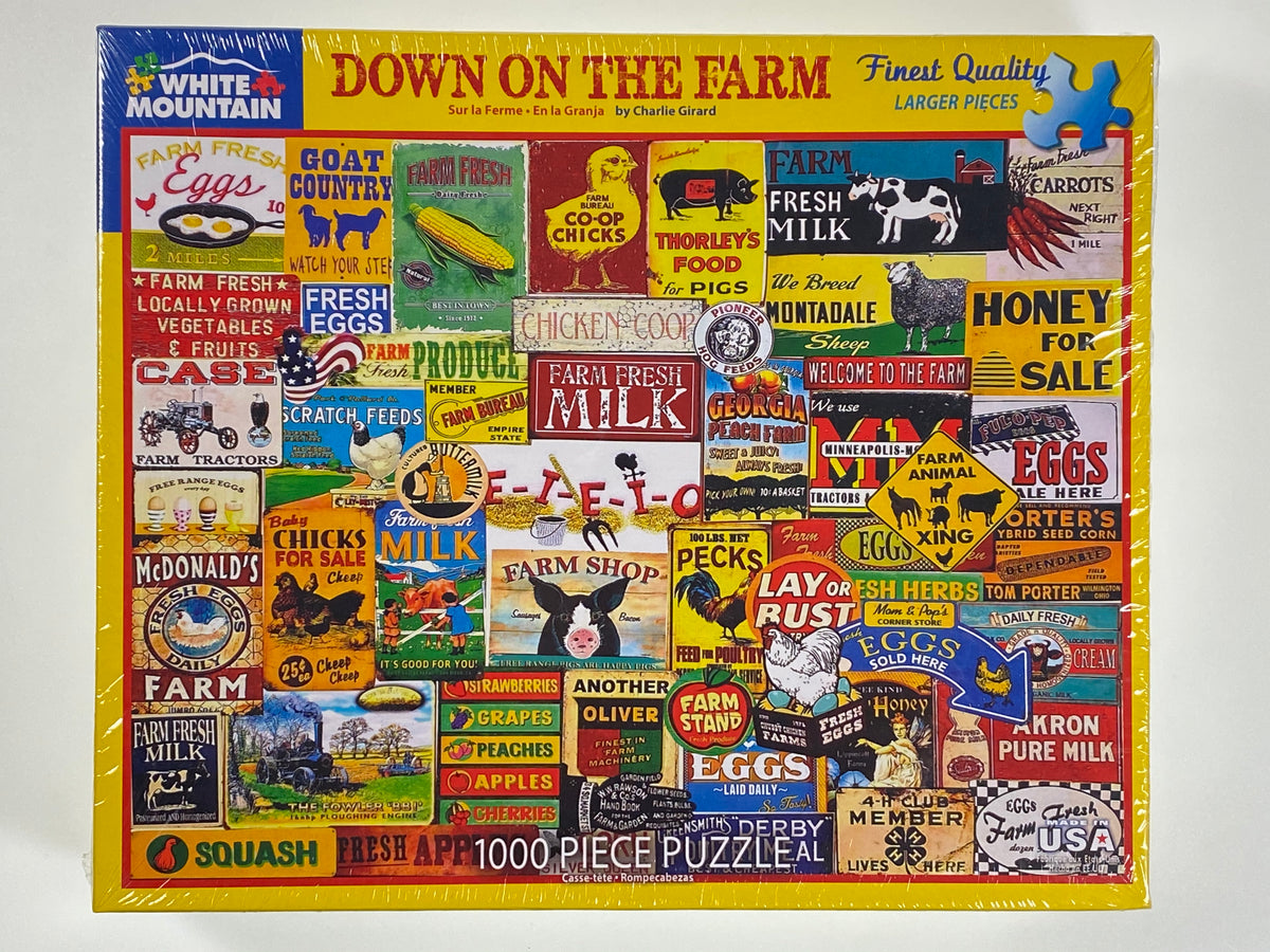 Down on the Farm 1000 piece puzzle — Bird in Hand