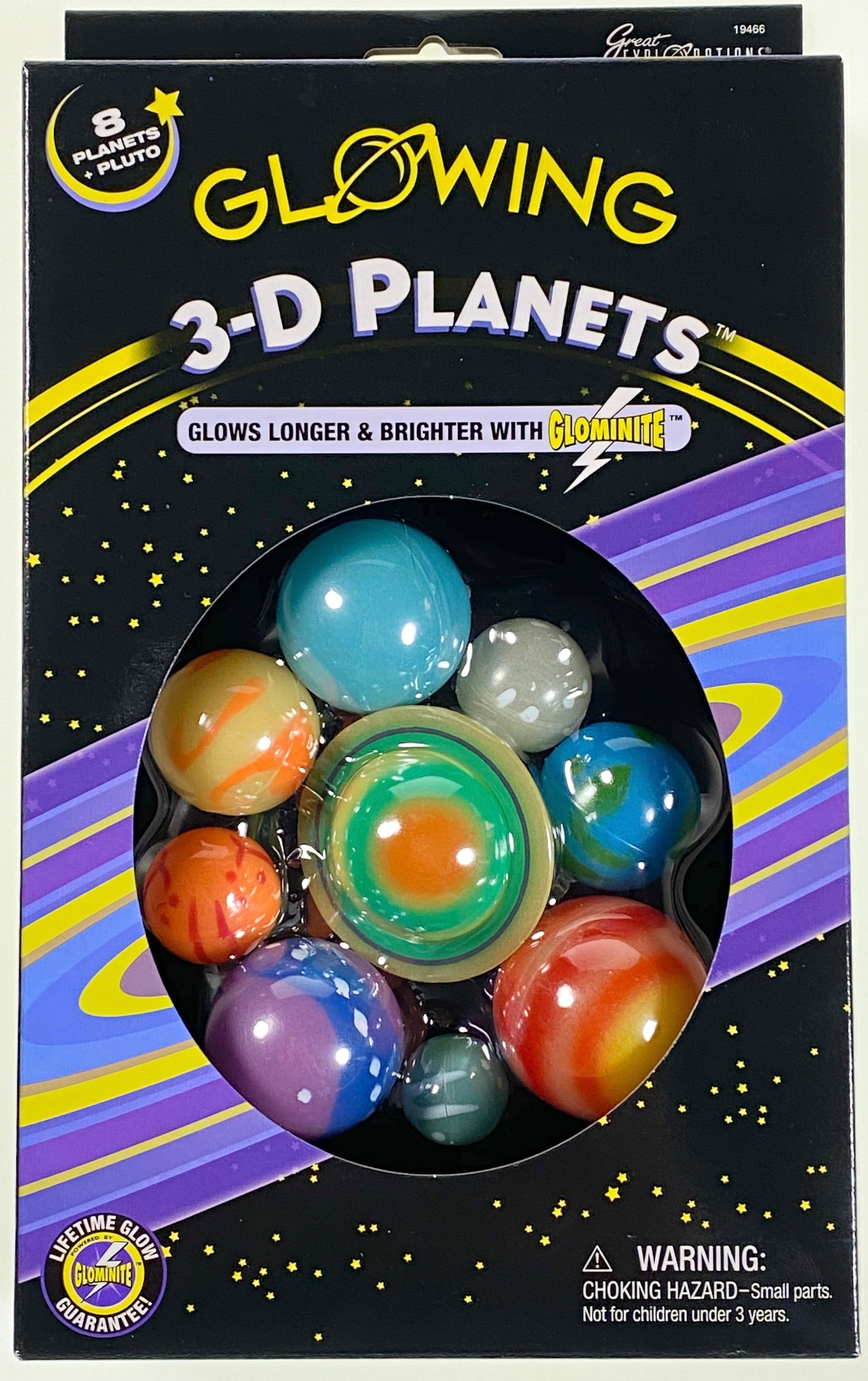 Glow In The Dark - 3-D Planets    