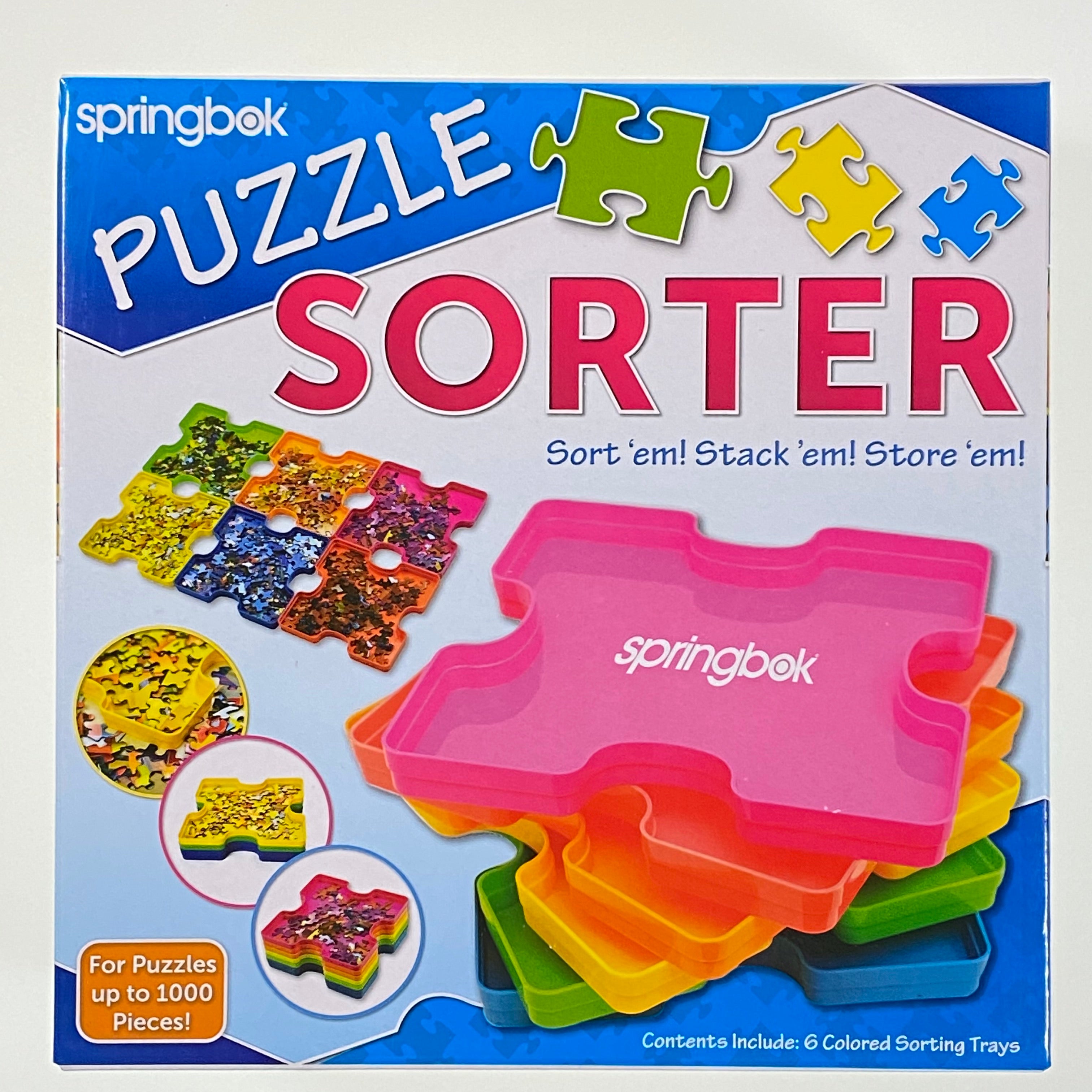8 Puzzle Sorting Trays with Lid 10 x 10 inches - Jigsaw Puzzle