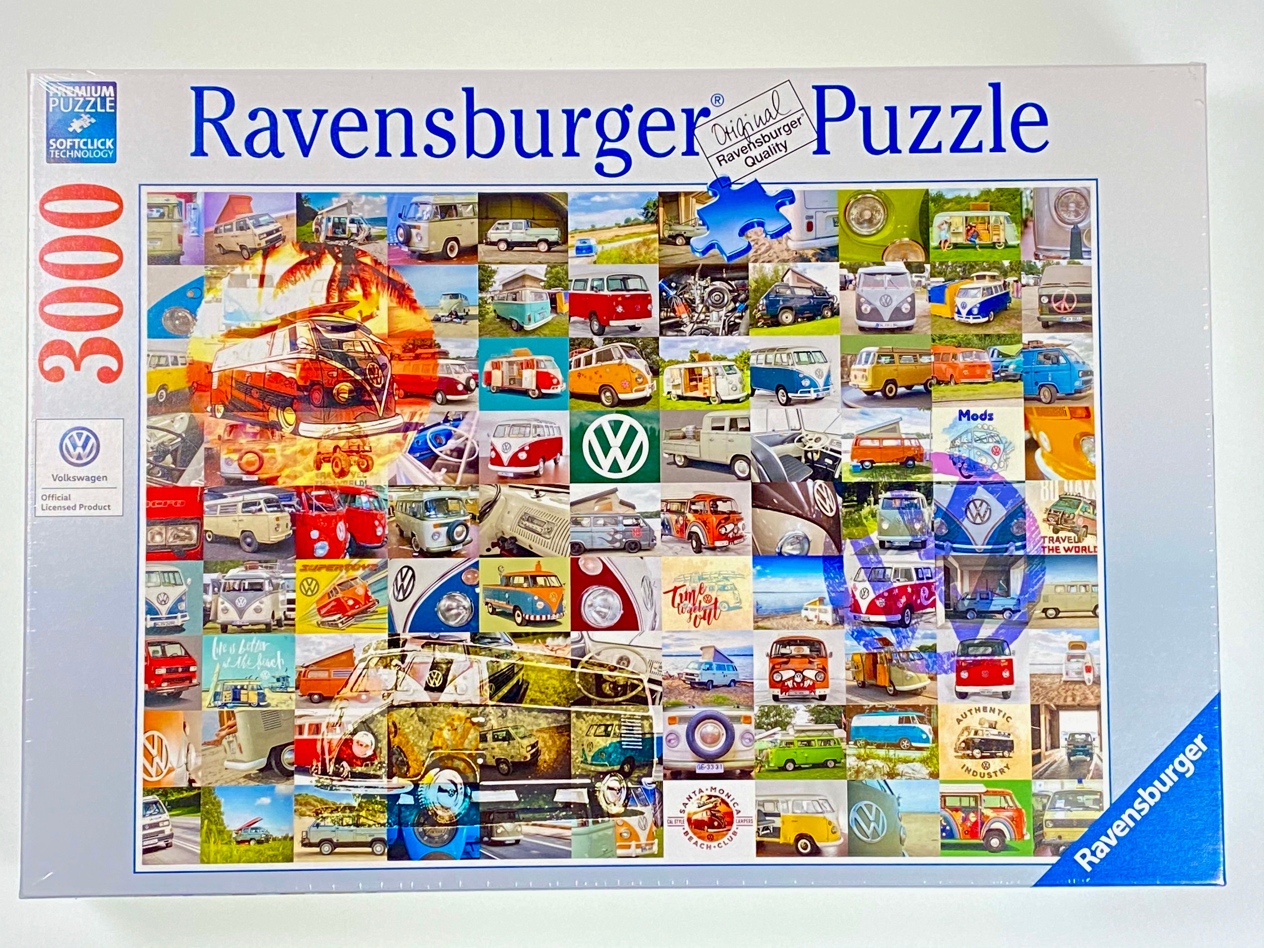 99 VW Campervan Moments 3000 Piece Puzzle — Bird in Hand
