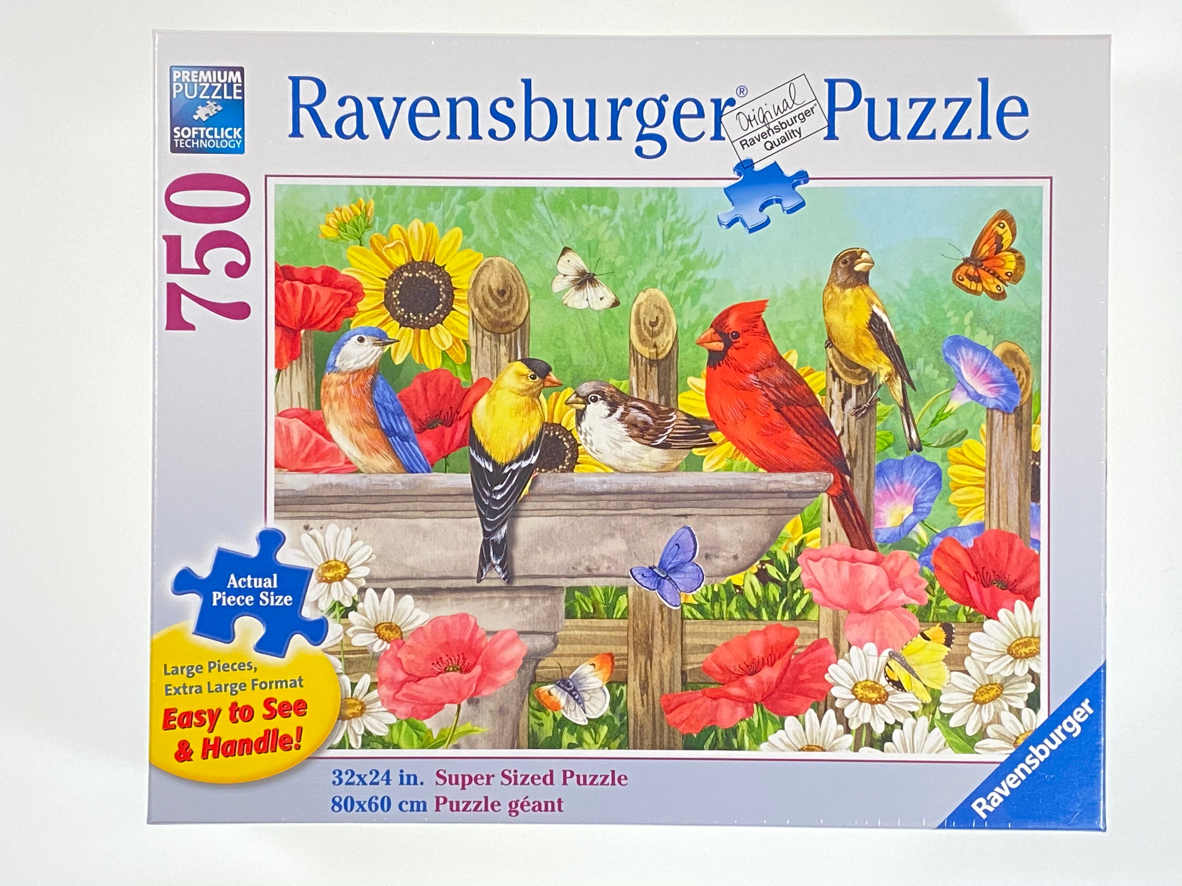 Bathing Birds 750 Piece Puzzle    