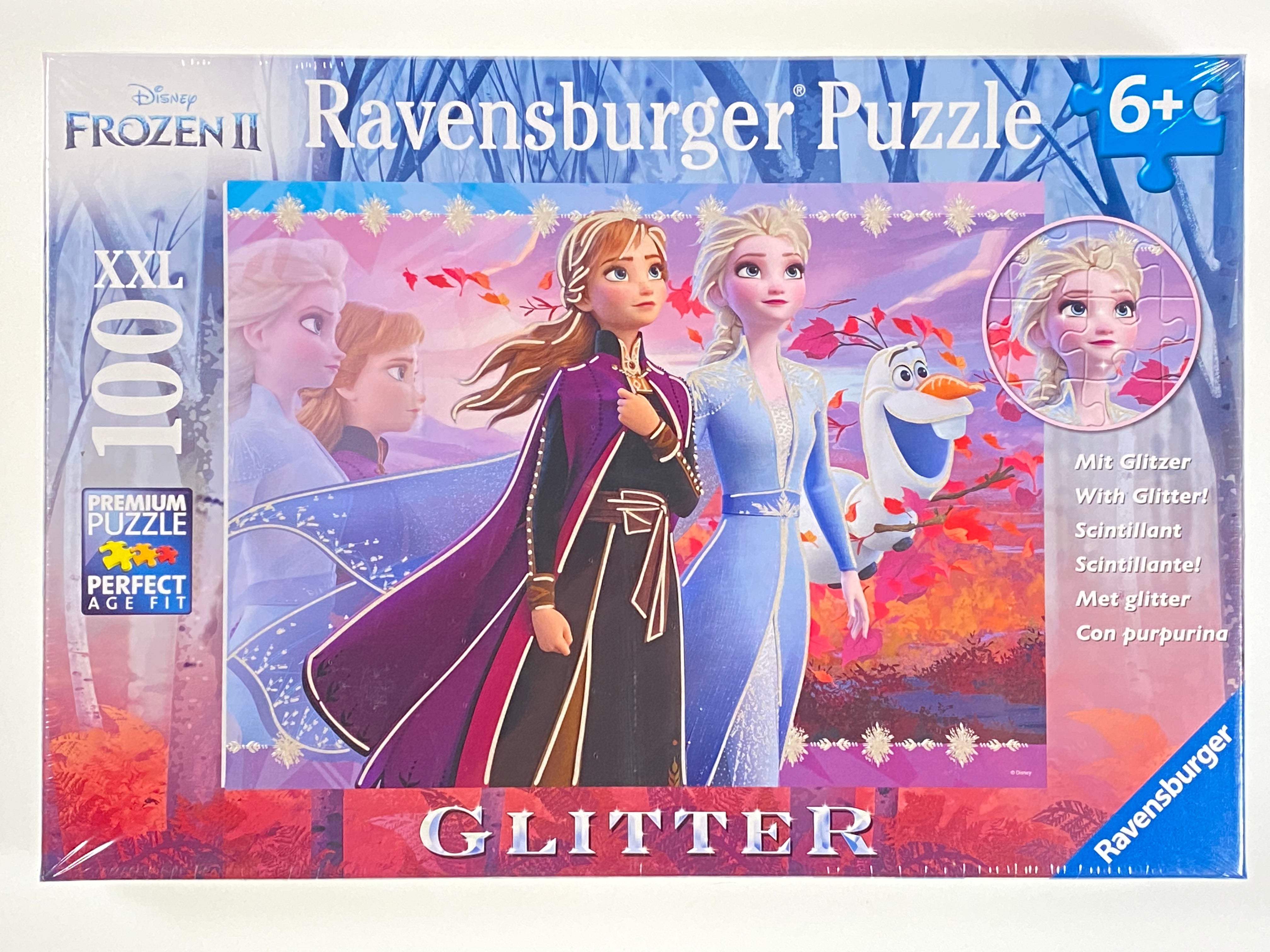 Strong Sisters Frozen II Glitter 100 piece puzzle    