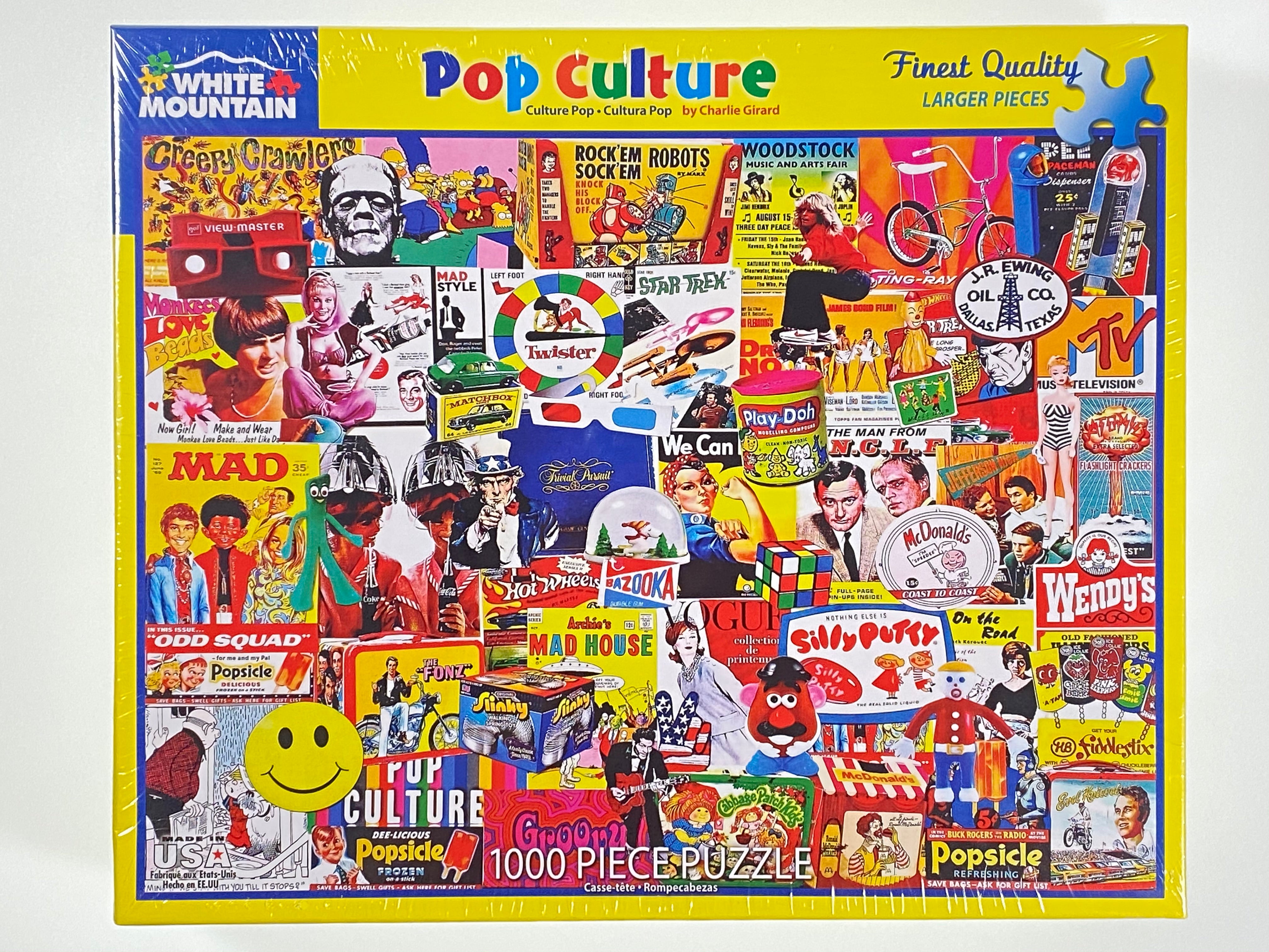 Pop Culture 1000 piece puzzle    