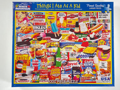 Things I Ate as a Kid 1000 piece puzzle    