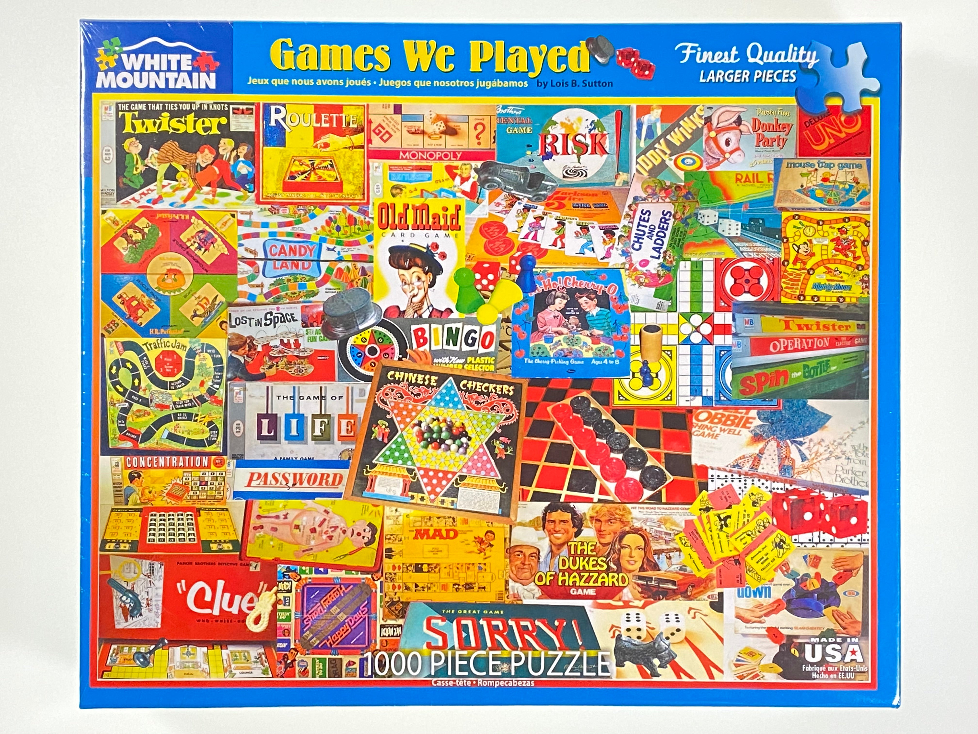 Games We Played 1000 piece puzzle    