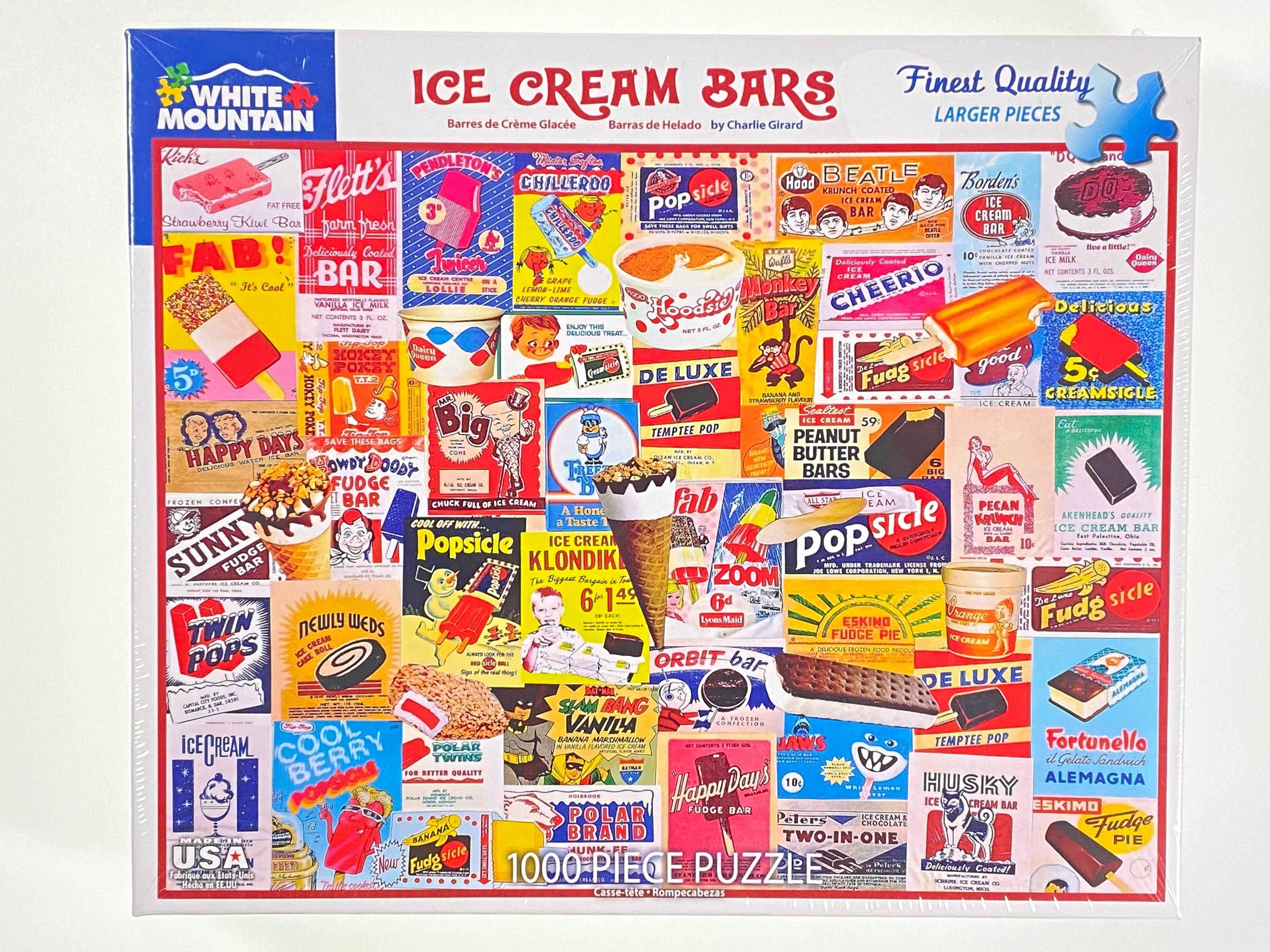 Ice Cream Bars 1000 piece puzzle    