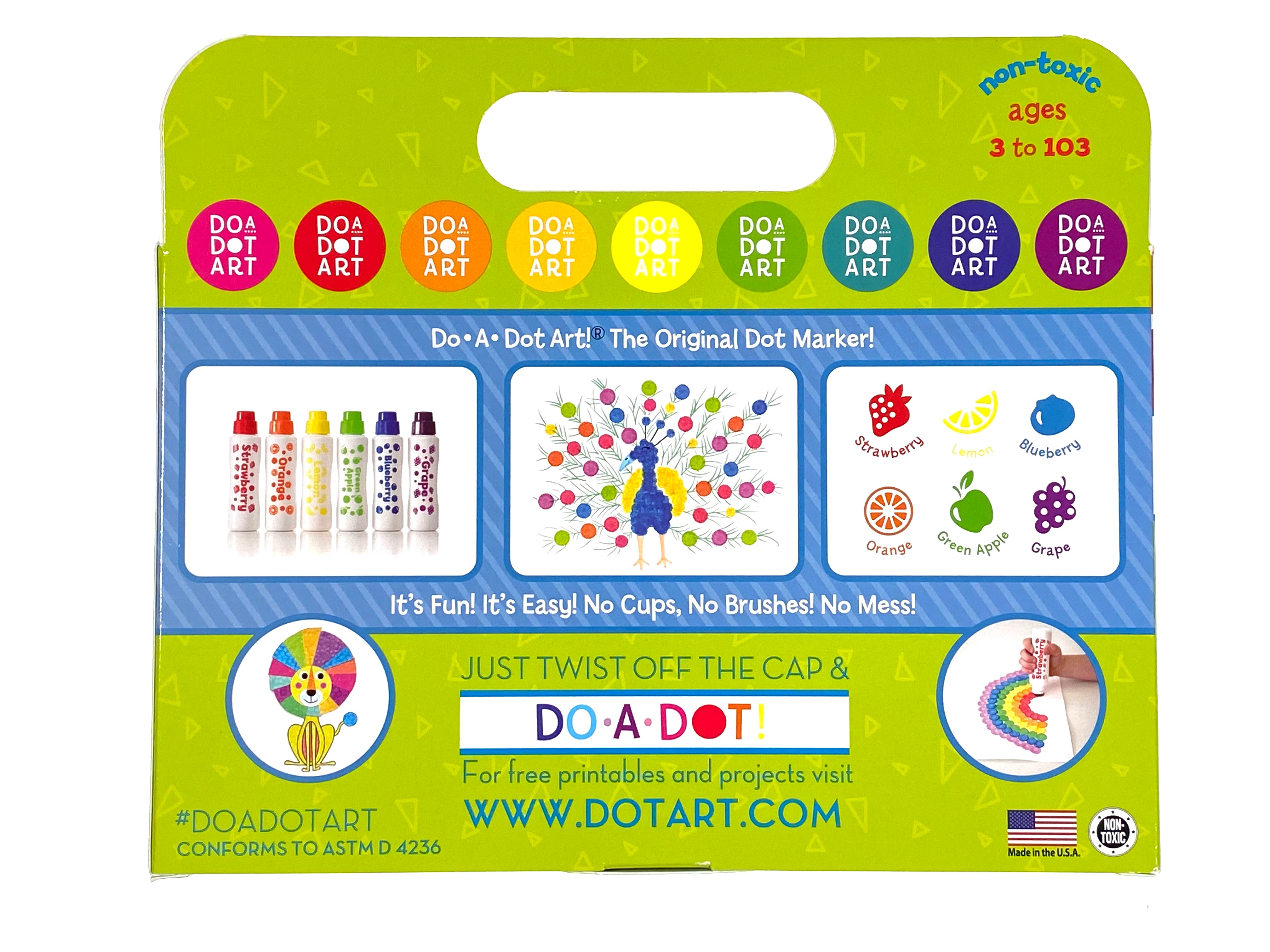 Do-A-Dot Art™ Paint Markers - 6-Pack Juicy Fruit Scented