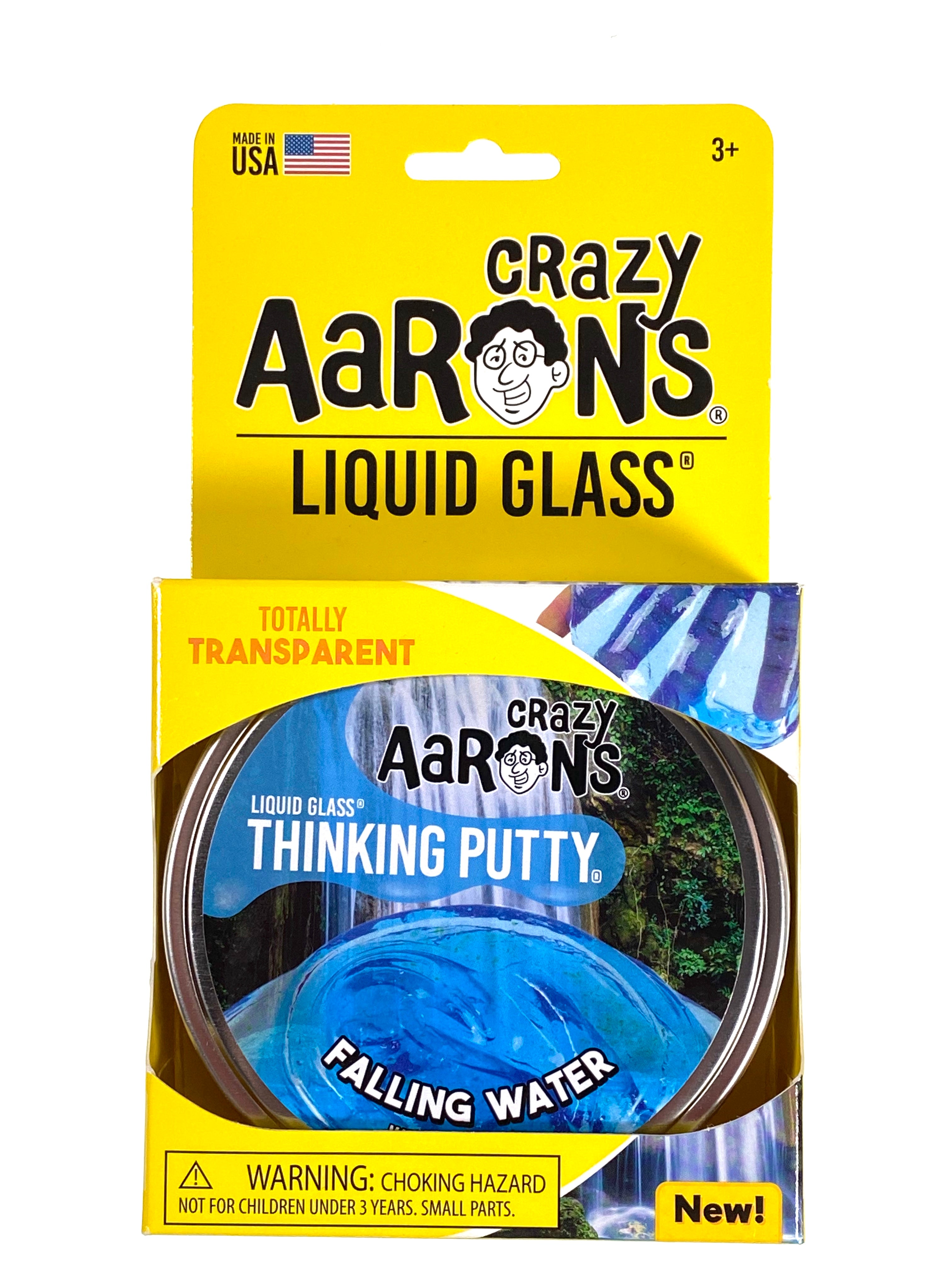 FALLING WATER LIQUID GLASS THINKING PUTTY IN TIN