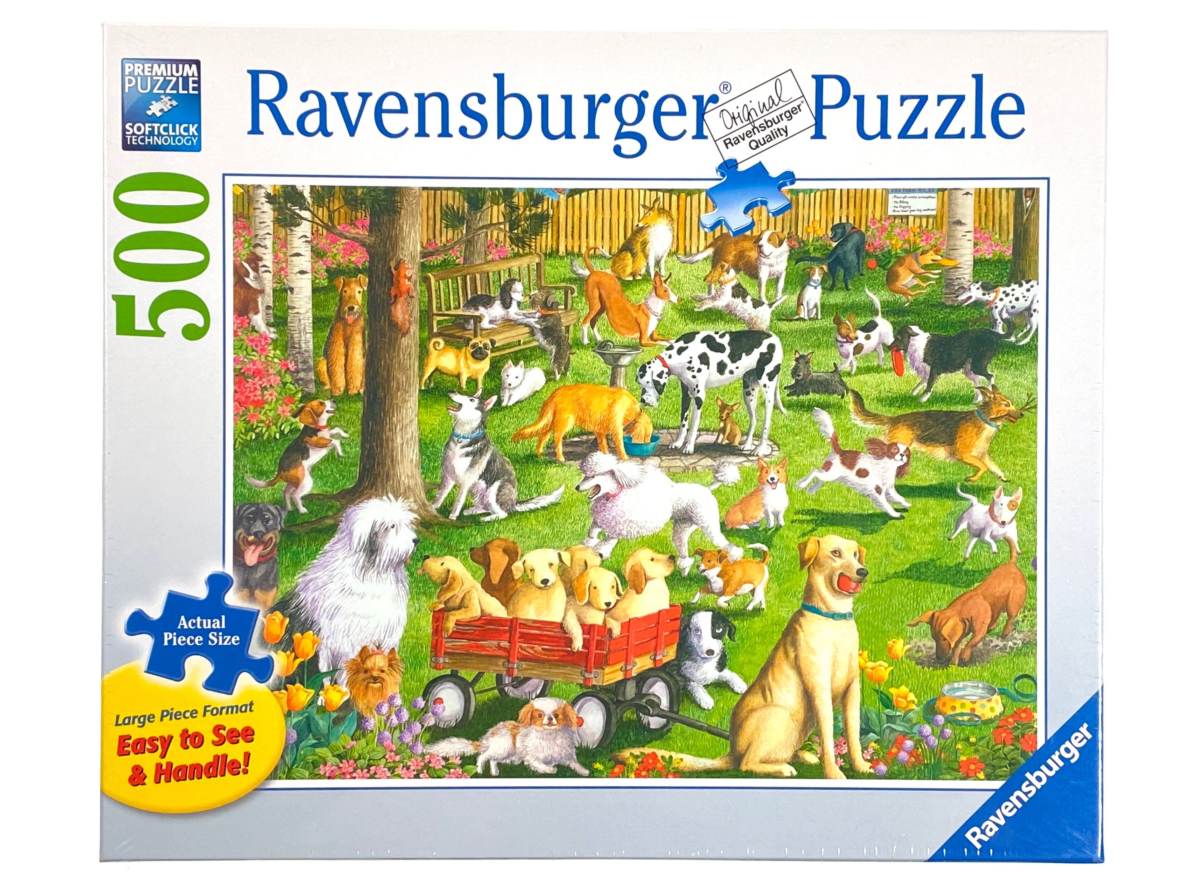 At the Dog Park 500 Piece Large Format Puzzle    