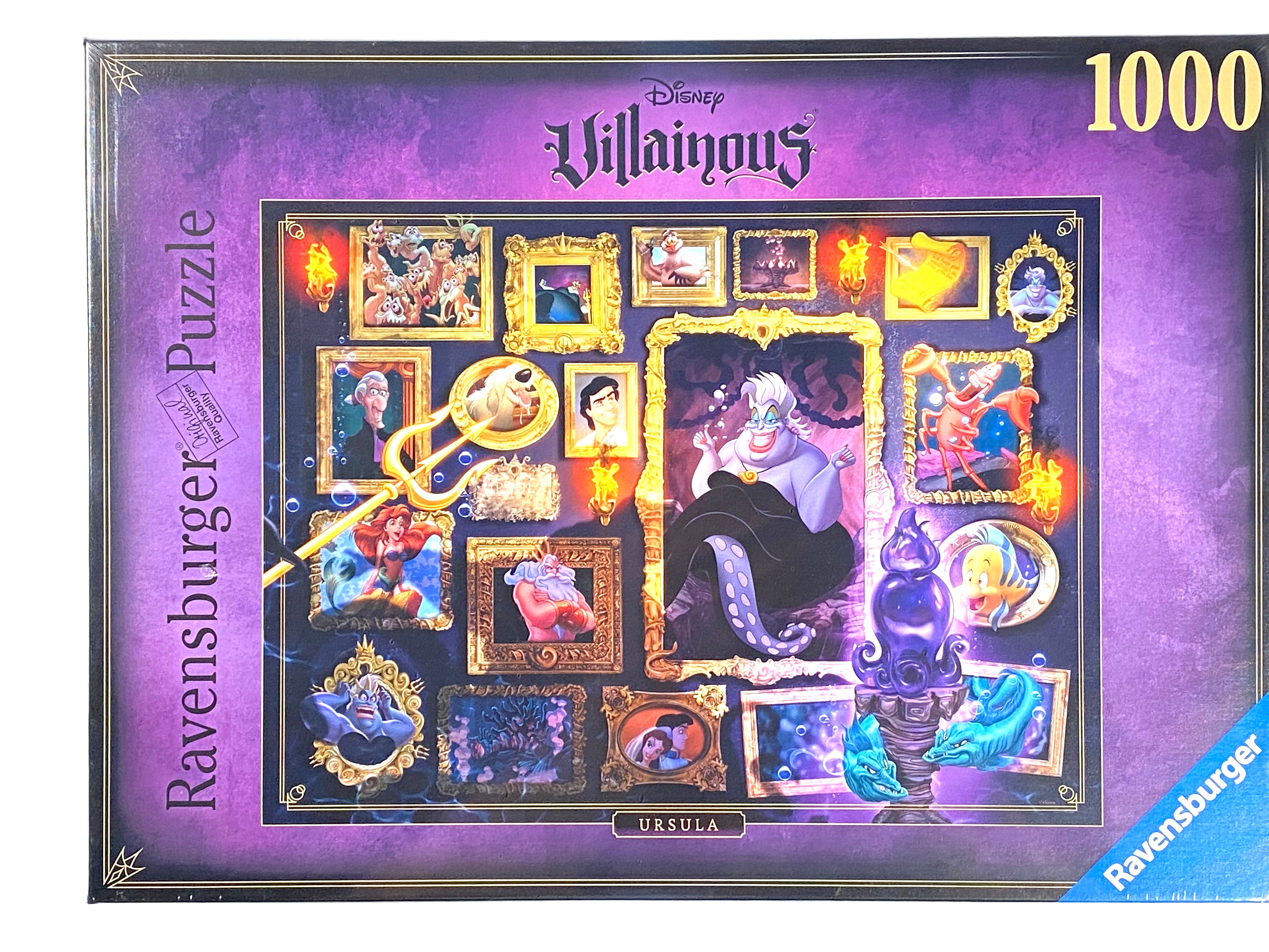 Disney Villainous: Ursula 1000pc Puzzle – The Pink a la Mode