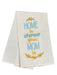 Floursack Embroidered Dishtowel Home Is Wherever Your Mom Is    