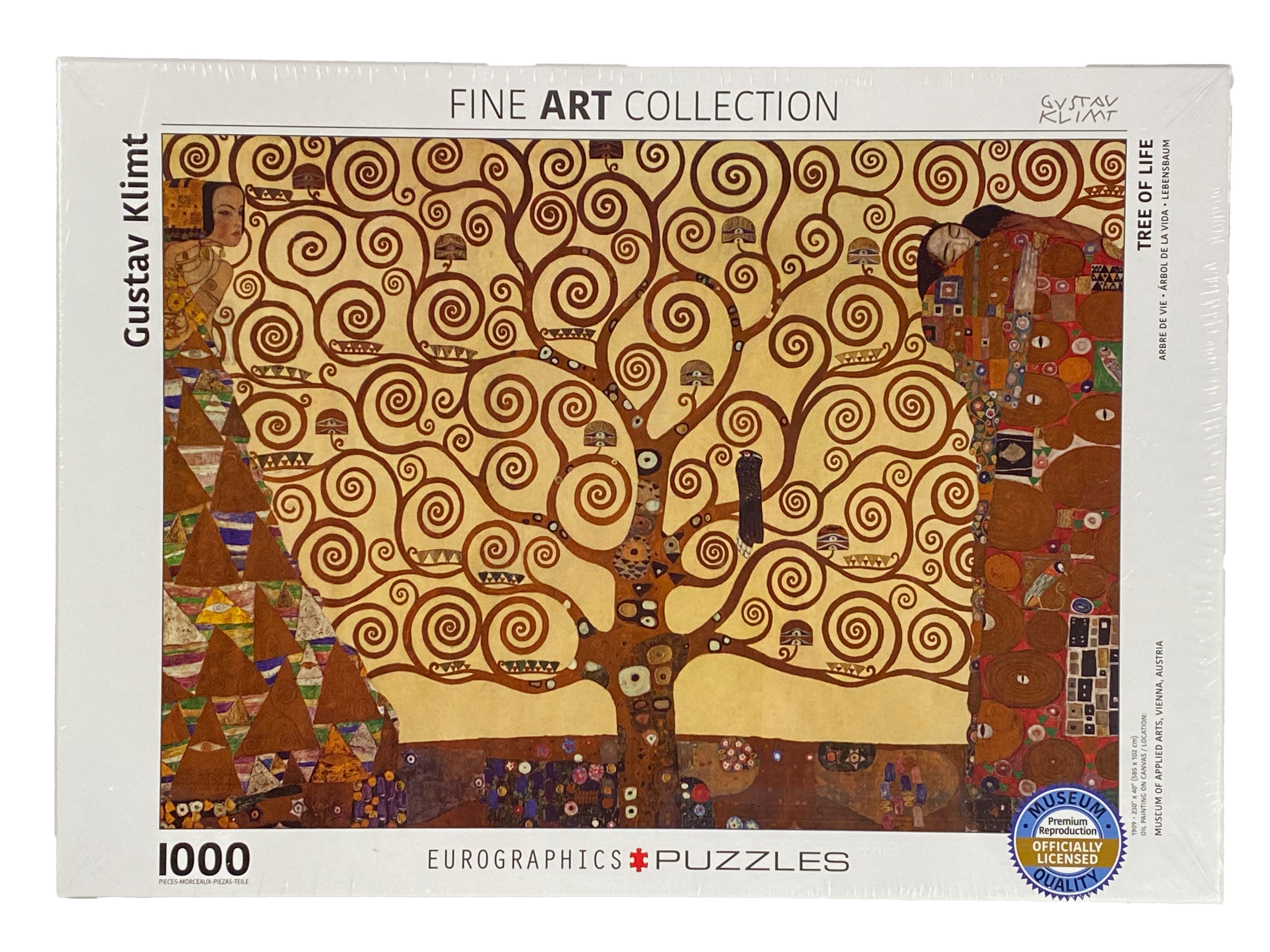 Gustav Klimt Tree of Life 1000 piece puzzle    