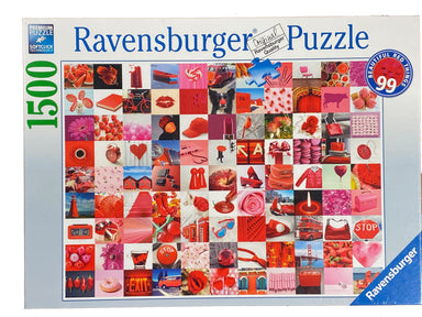 99 Beautiful Red Things 1500 piece puzzle    