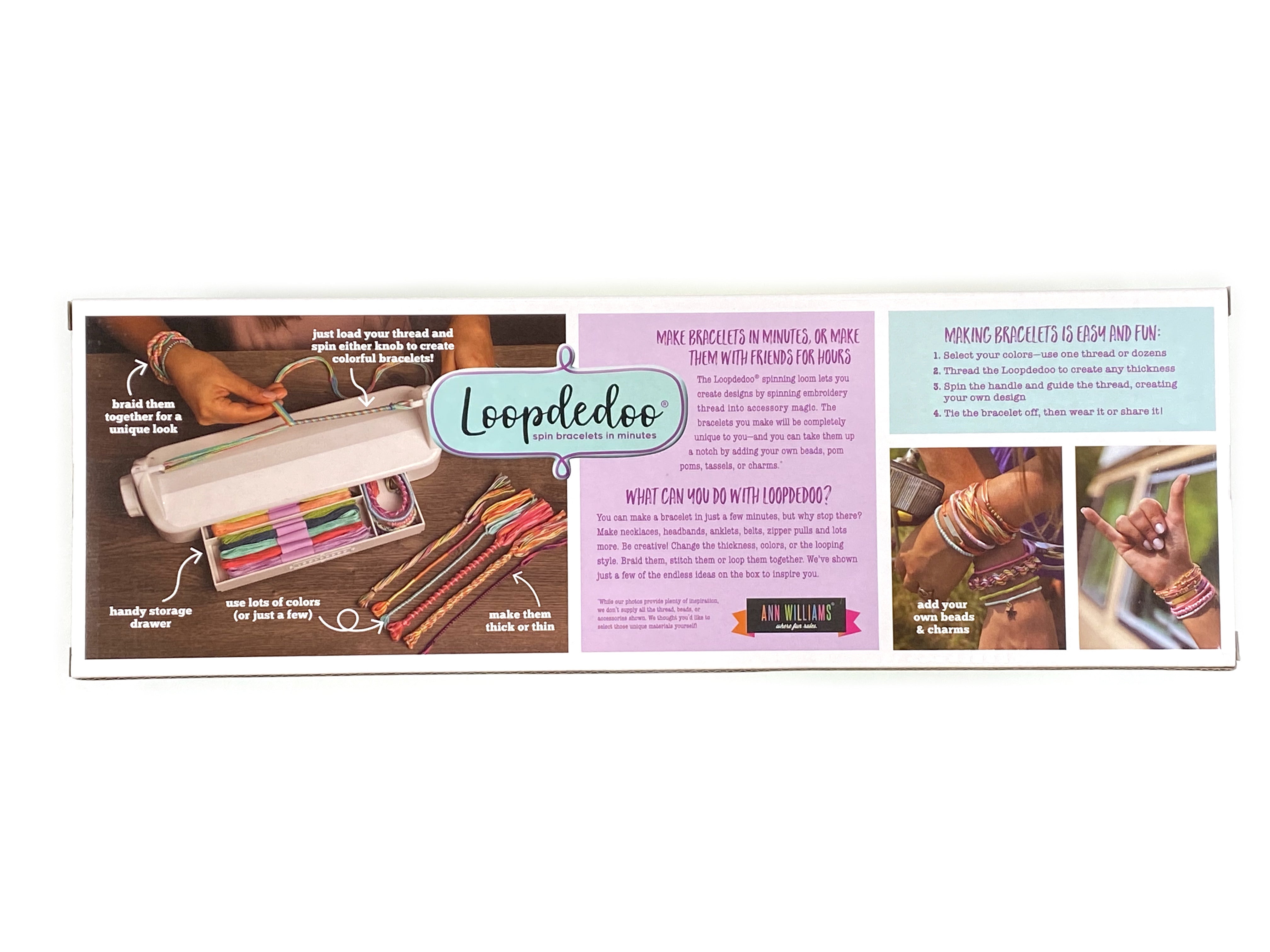 Loopdedoo Spinning Loom Friendship Bracelet Maker Award Winning Craft Kit  DIY