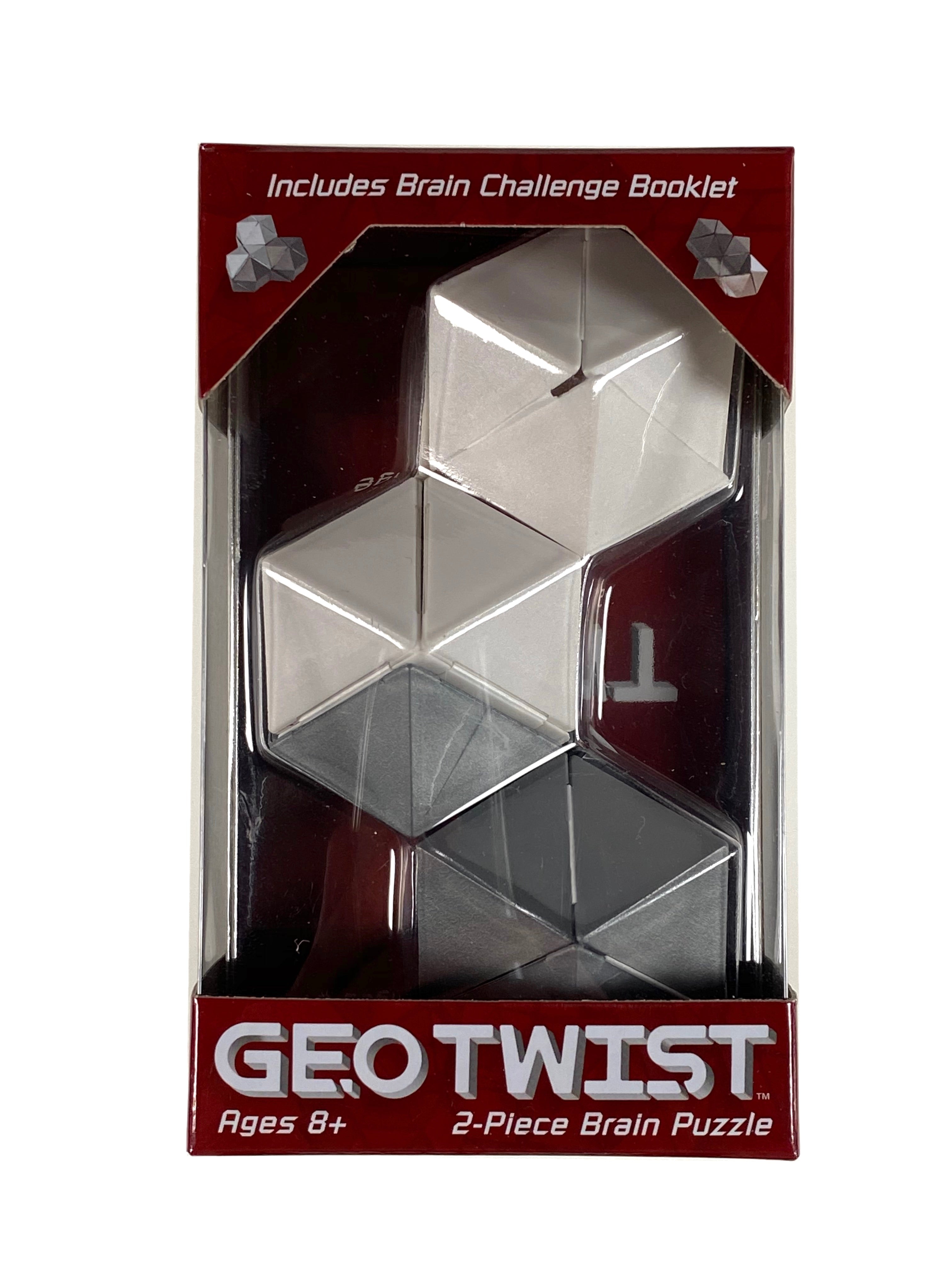 Geo Twist 2 Piece Brain Puzzle    