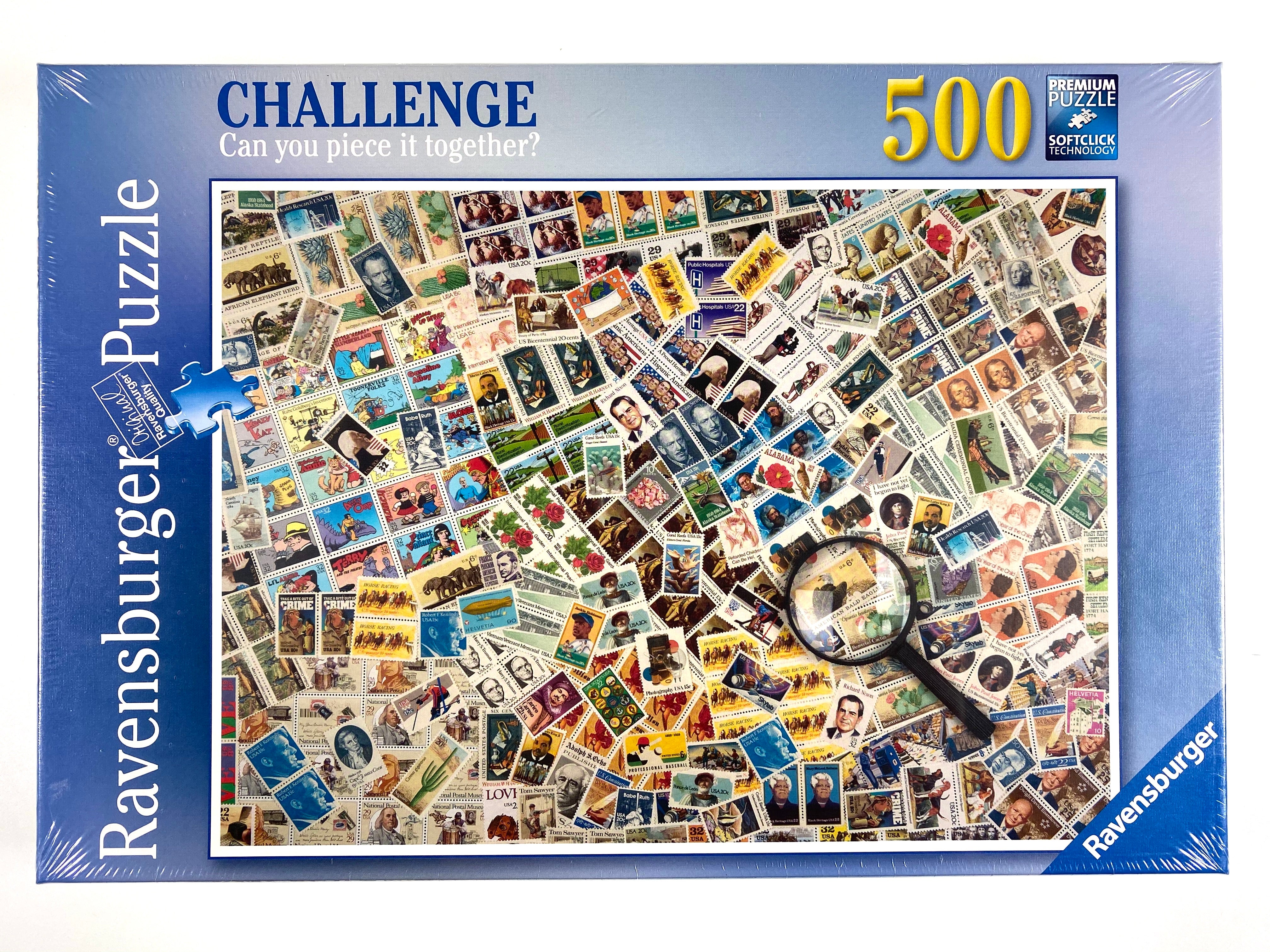 Stamps Challenge 500 piece puzzle    