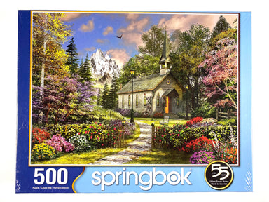 Mountain View Chapel 500 Piece Puzzle    