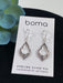 Boma Sterling Silver Earring Bohemian Teardrop    