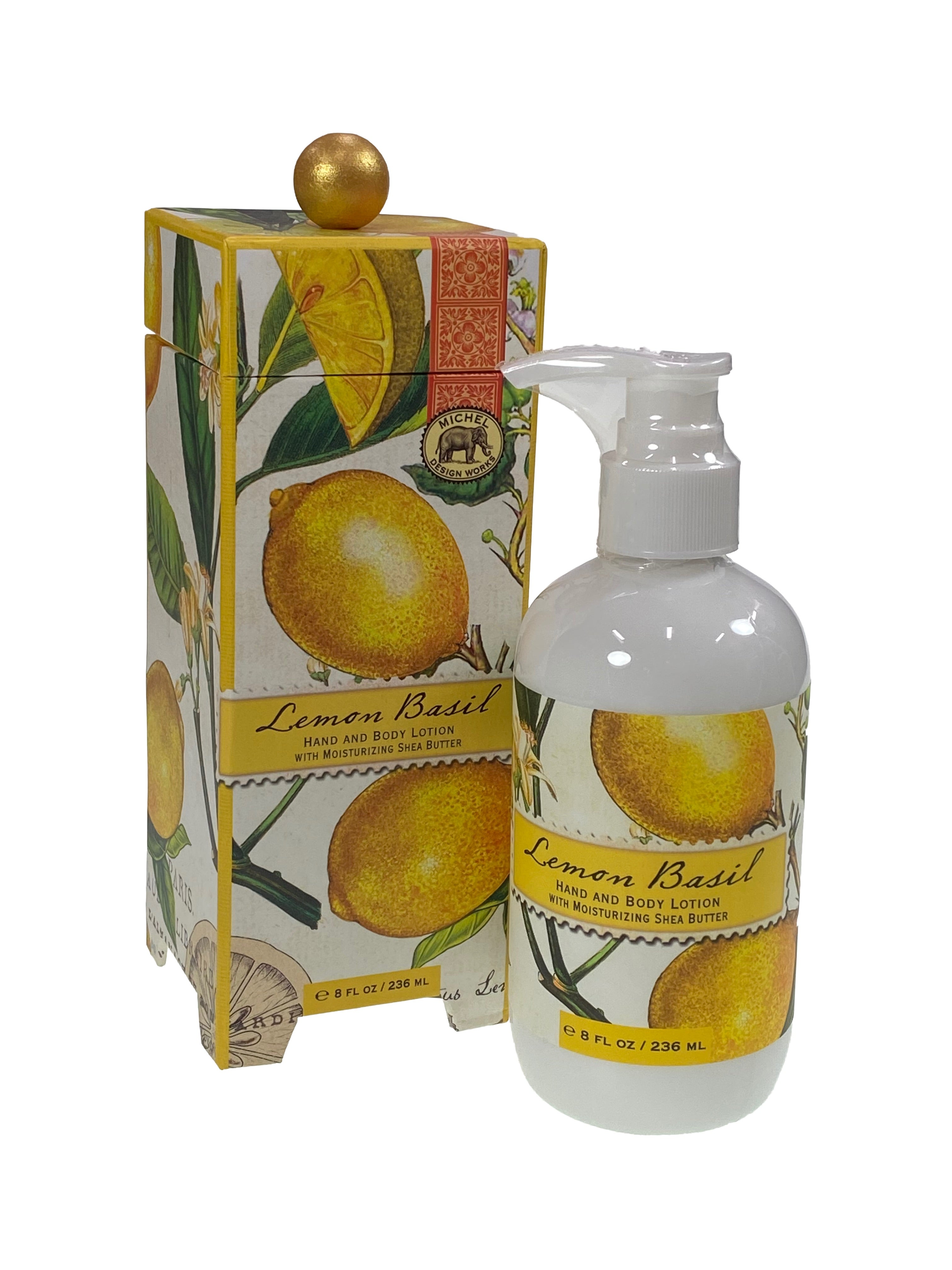 Lemon Basil Hand and Body Lotion with Shea Butter    