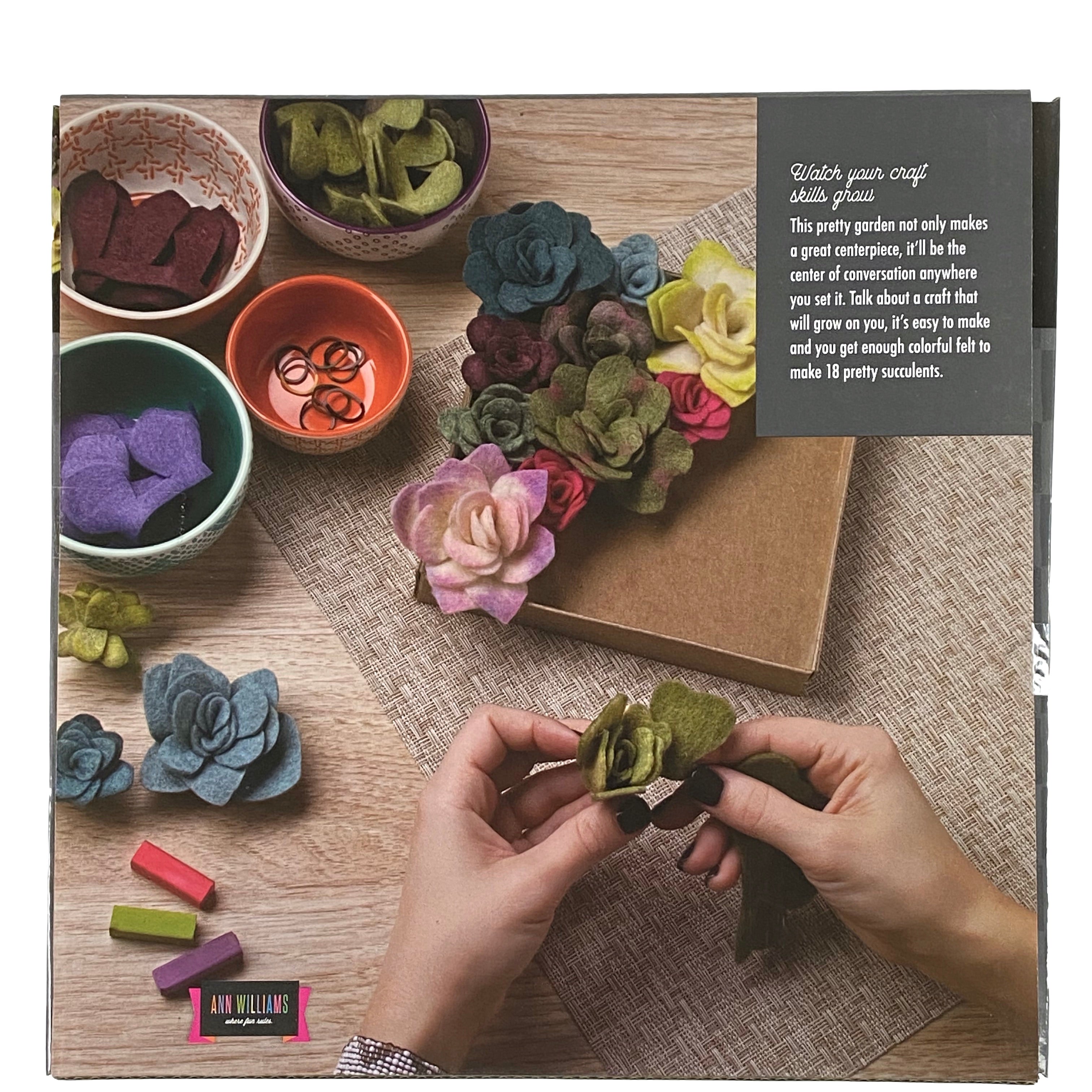 felt succulents kit Craft Crush